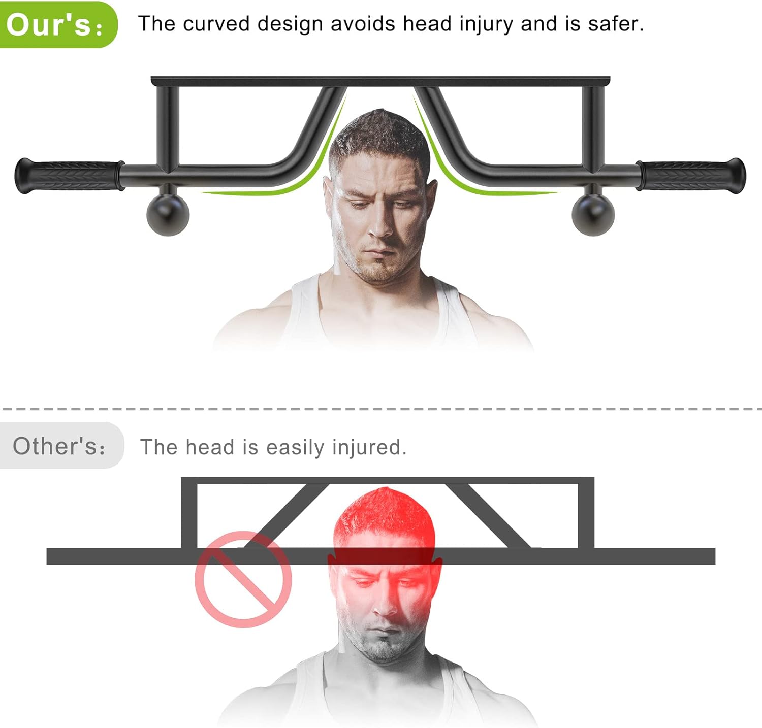 Kipika Ceiling Mount Pull Up Bar - immagine 4