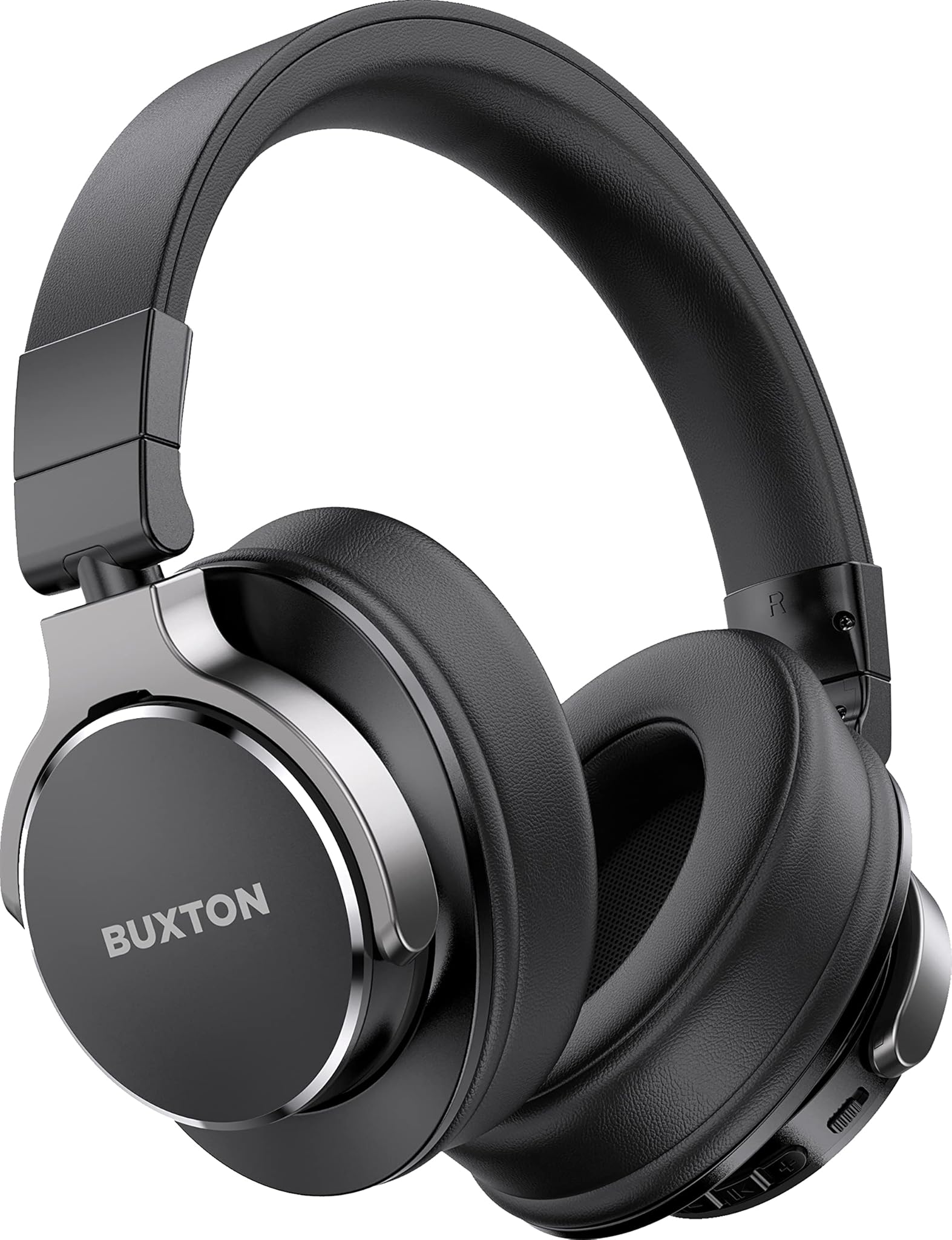 Buxton Cuffie Bluetooth Senza Fili con ANC, Nero