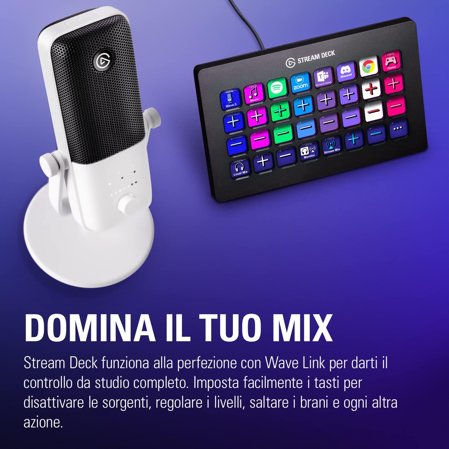 Elgato Wave:3 White - Microfono Condensatore USB Premium - immagine 8