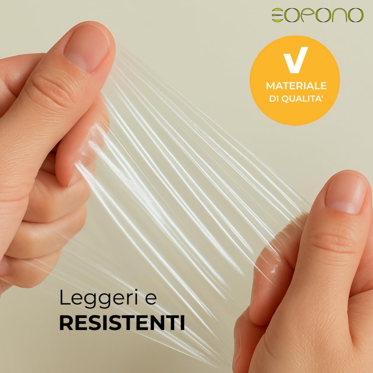 Eopono Custodie per Abiti Trasparenti 50 Pezzi - immagine 2