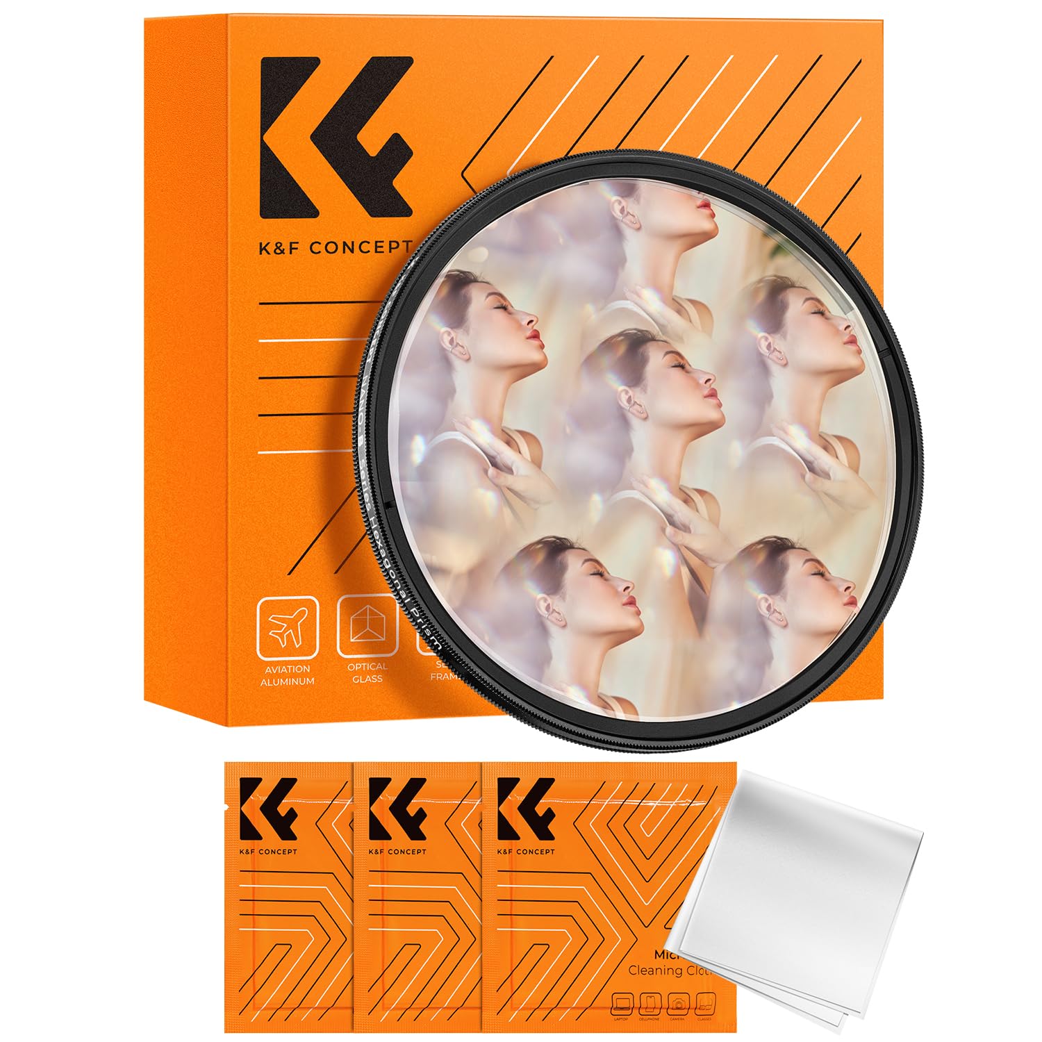 K&f Concept Nano-Bacis 82mm - Filtro Prisma Esagonale