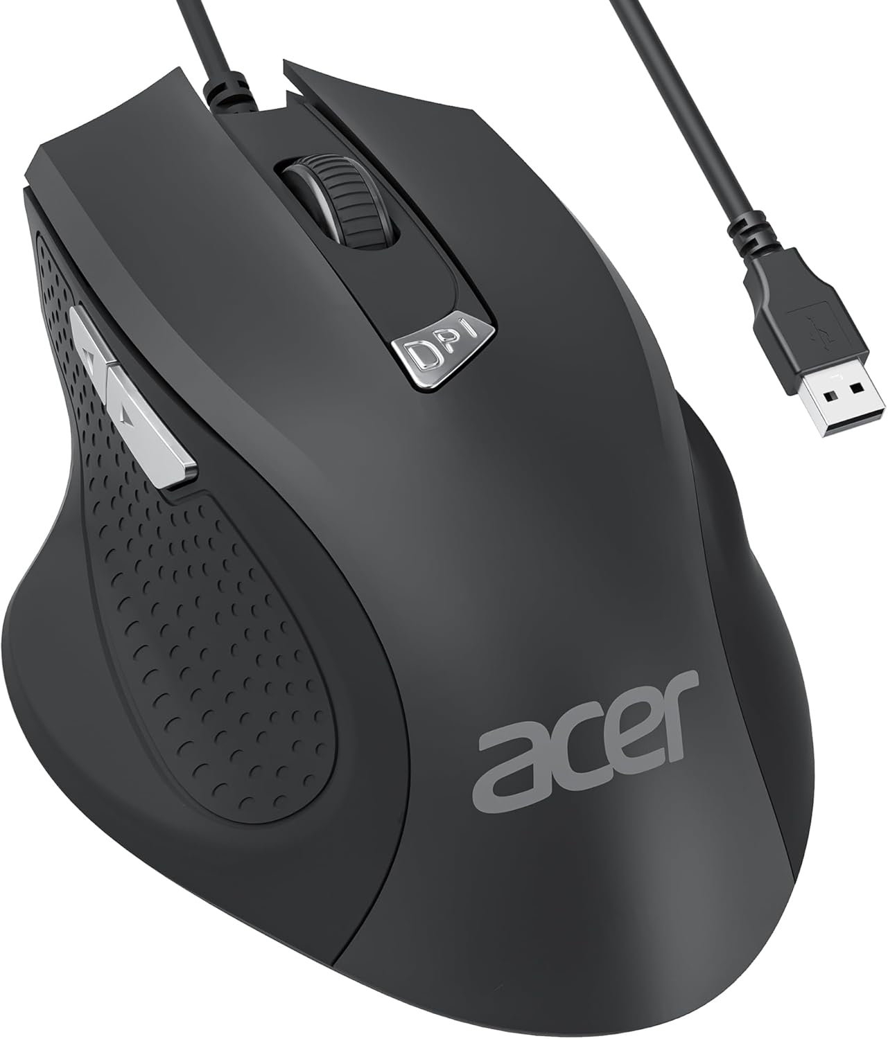 Acer Mouse USB Cablato Ergonomico 3200 DPI, Nero - immagine 1