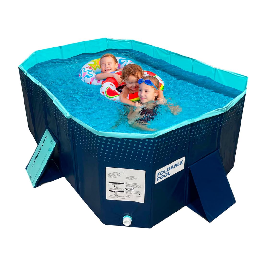 INDUSTEX - Piscina Pieghevole Pool per Bambini e Cani