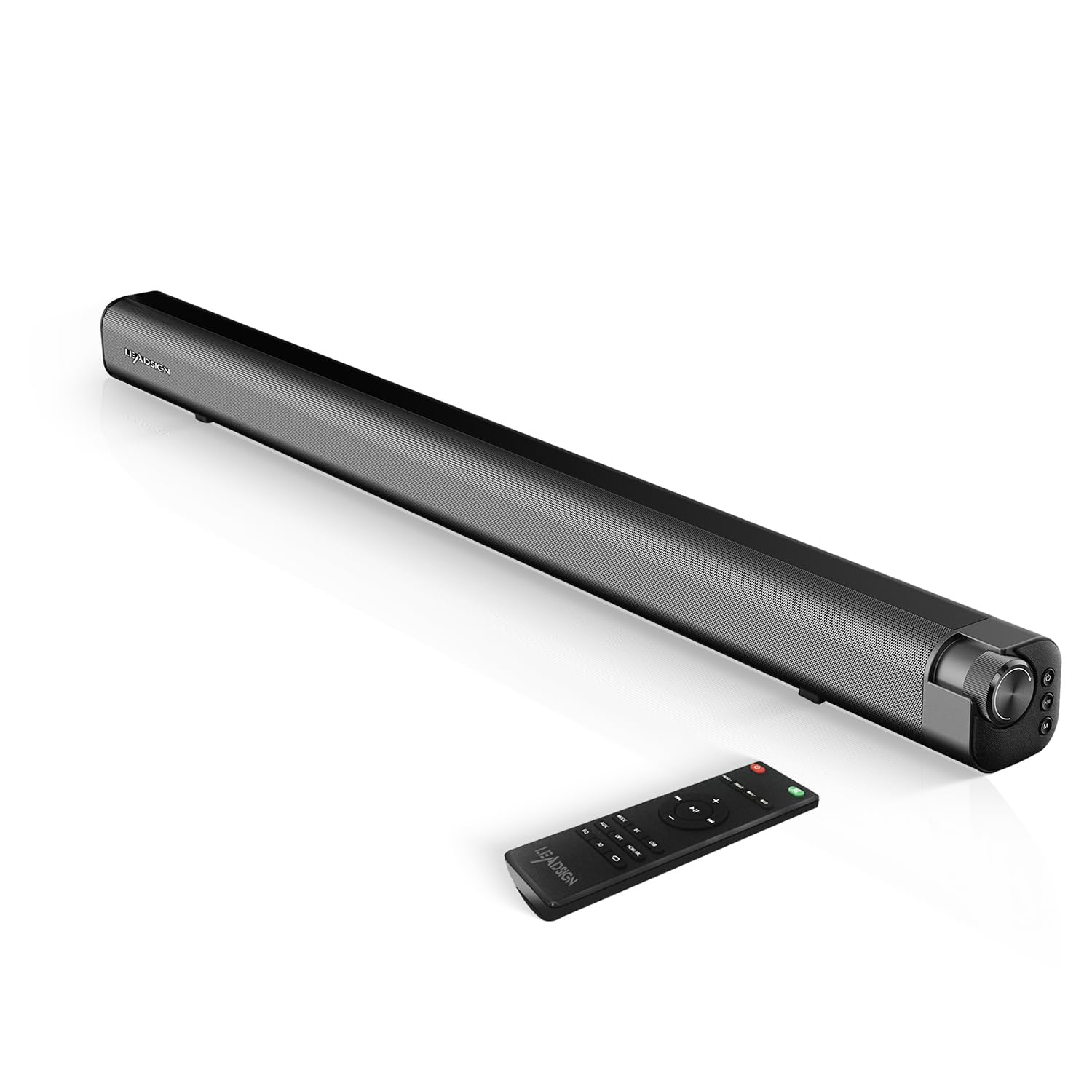 LEADSIGN Soundbar per TV, Altoparlante TV da 150W 94cm(37 pollici) Suono surround con bassi potenti, subwoofer integrato connessione Bluetooth/HDMI/ottica/Aux/Coaxial/USB