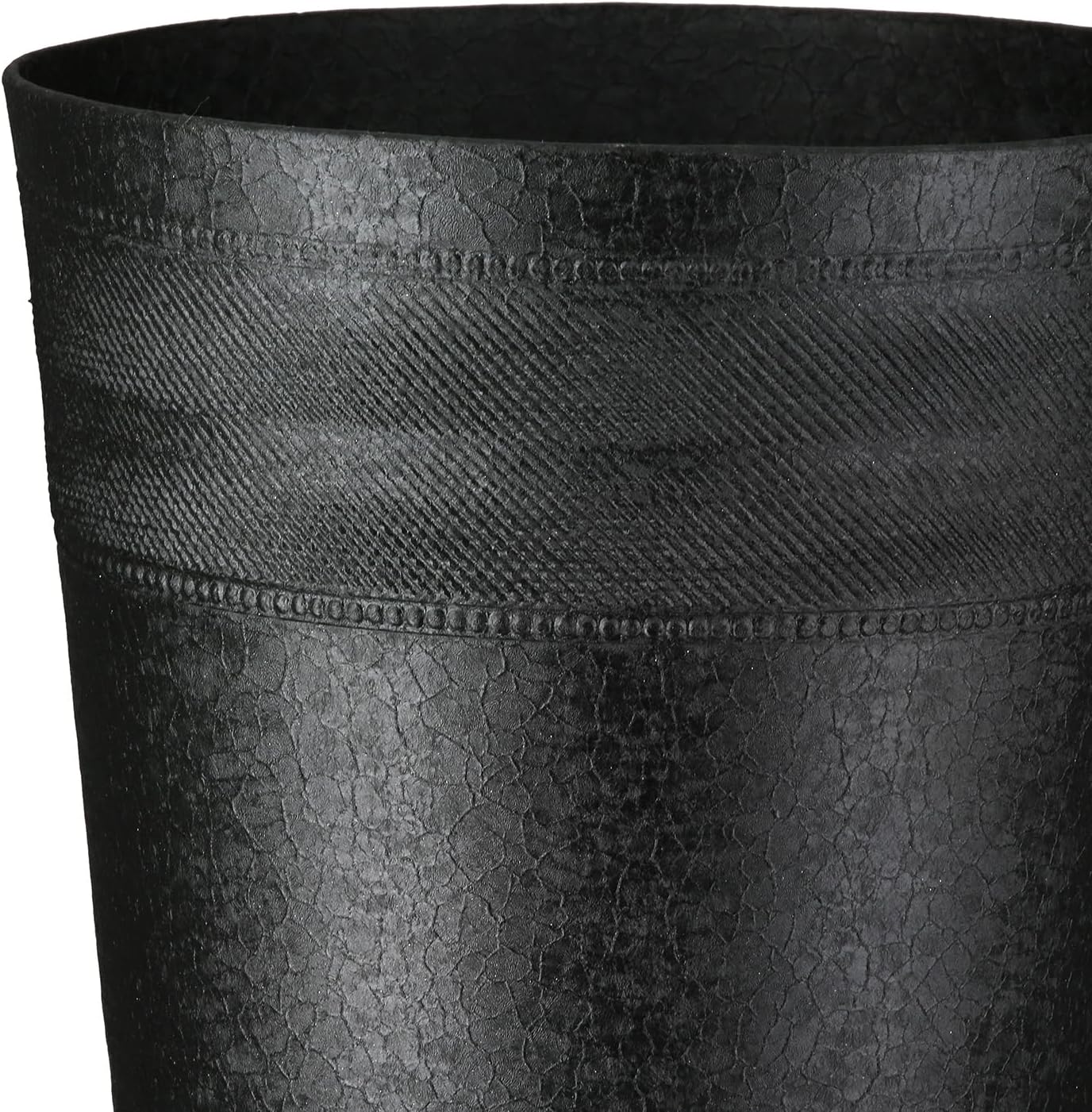 Casablanca Nama - Vaso Conico in Alluminio Nero 48 cm - immagine 3