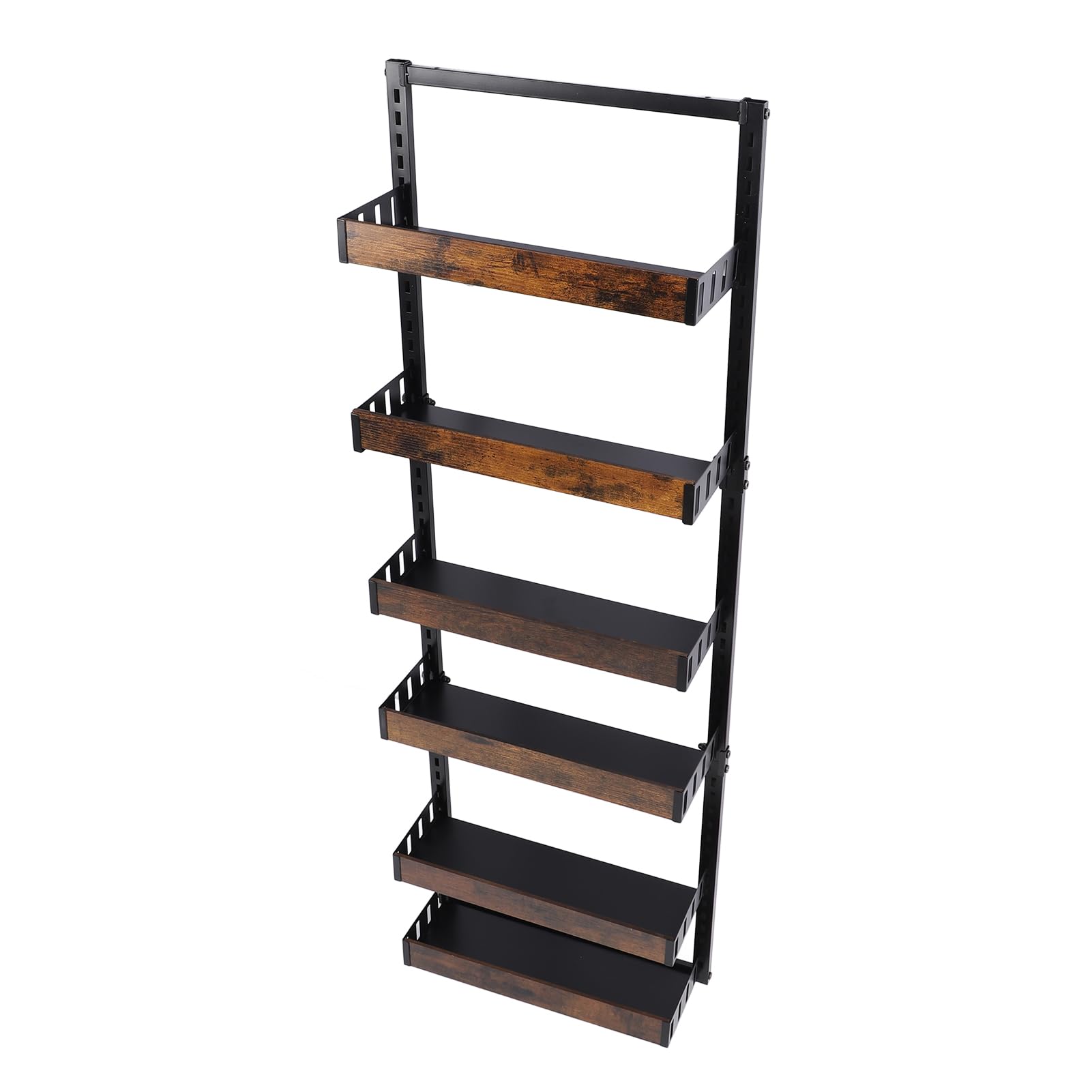 Ejoyous Portaspezie da Parete 6 Livelli, Acciaio al Carbonio