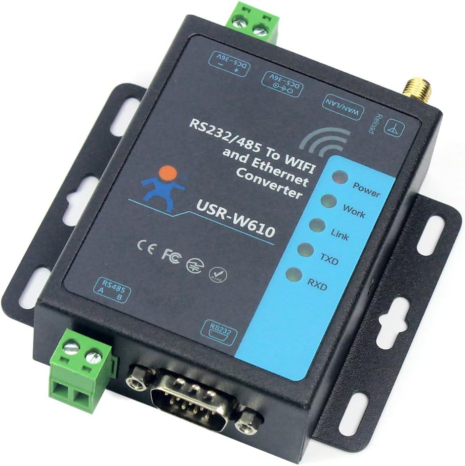 USR-W610 Convertitore Wireless Seriale a WiFi Ethernet RS232 - immagine 2