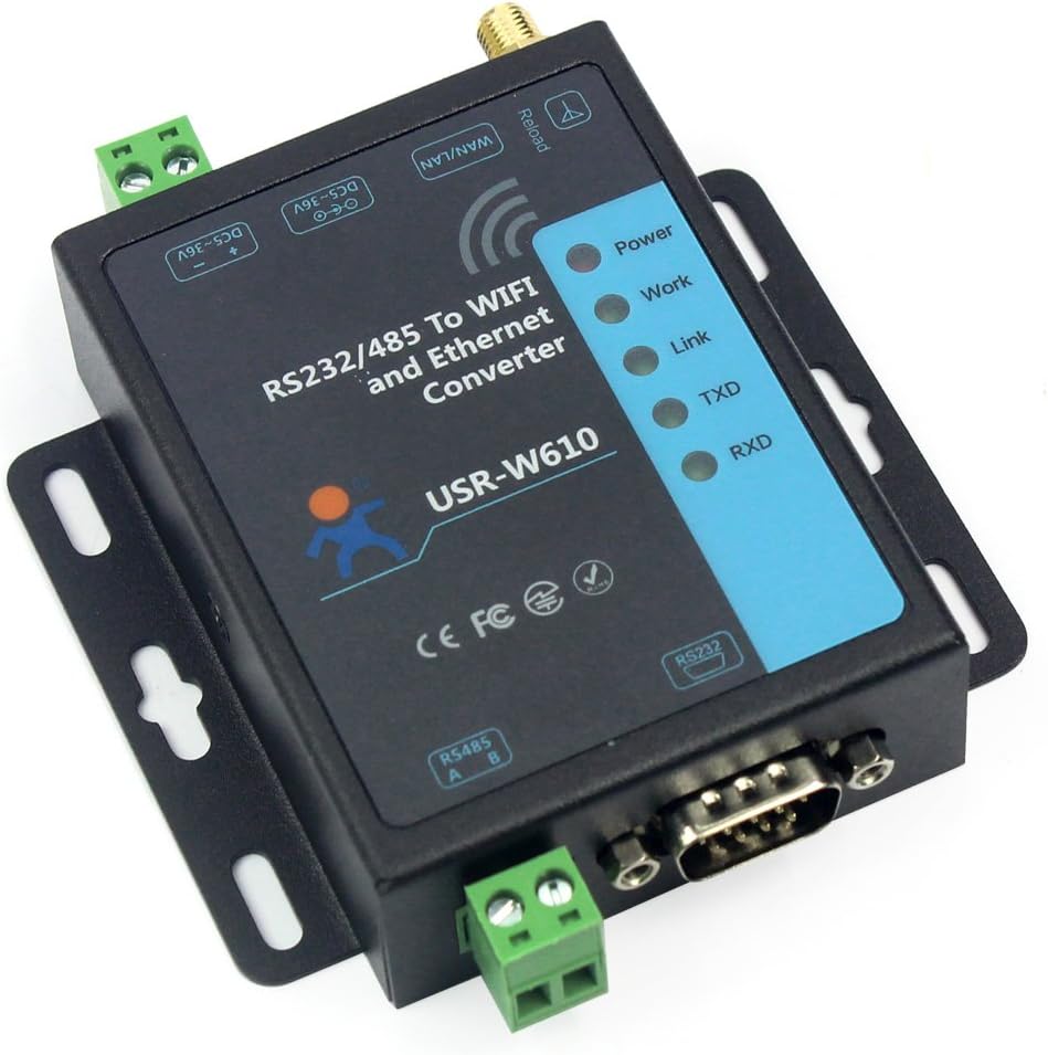 USR-W610 Convertitore Wireless Seriale a WiFi Ethernet RS232 - immagine 3