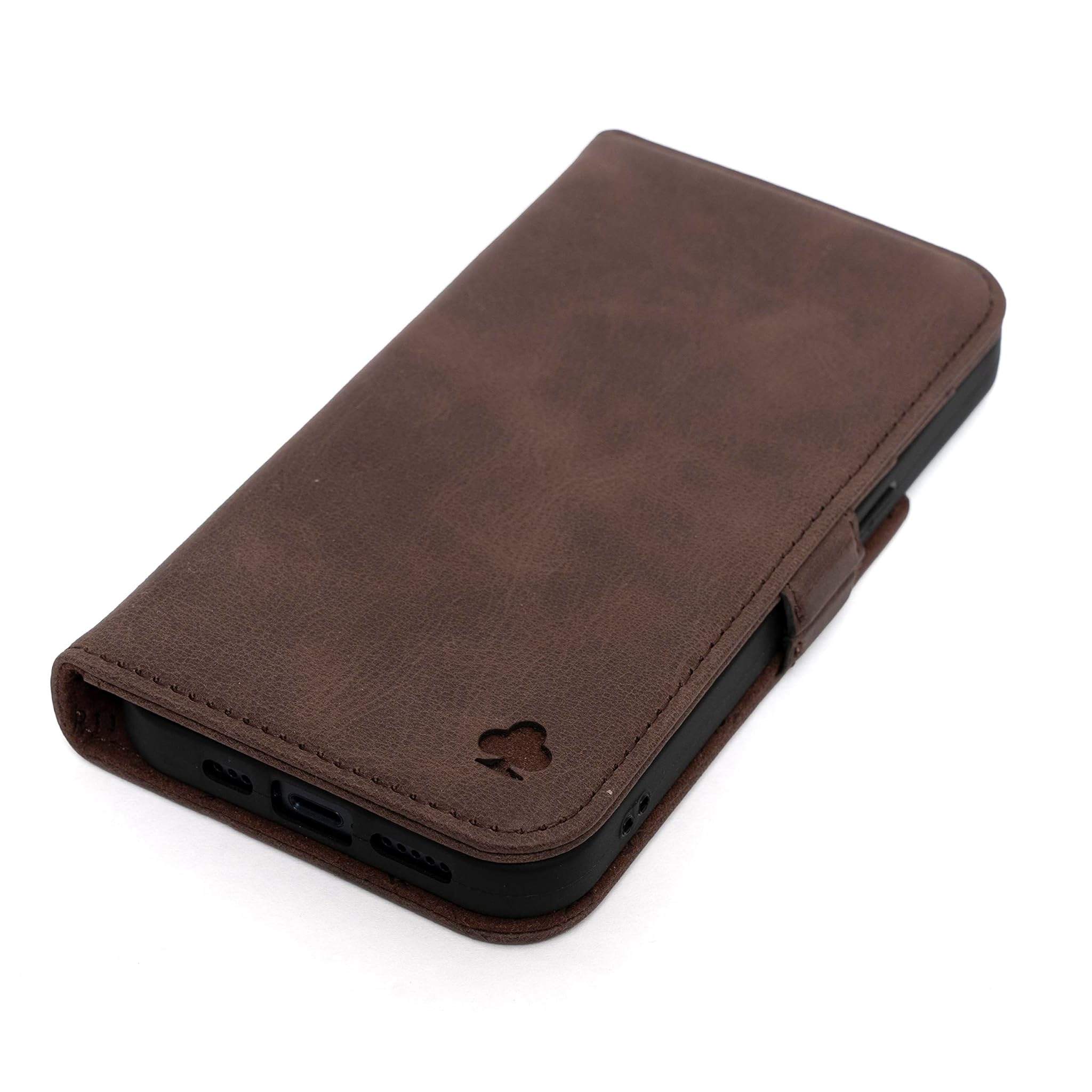 Porter Riley - Custodia in pelle per iPhone 16 Pro