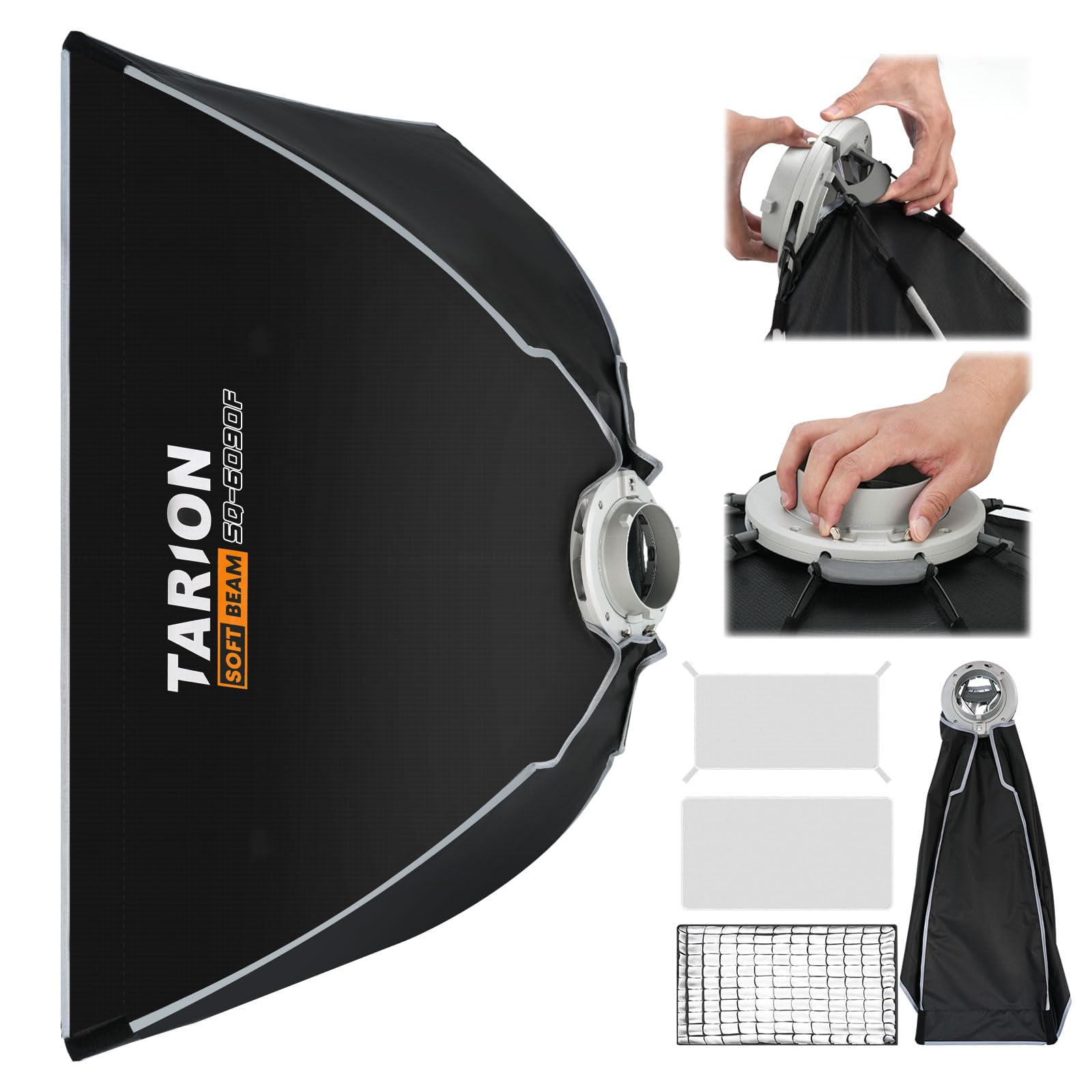 Tarion Softbox Pieghevole con Supporto Bowens 60x90cm