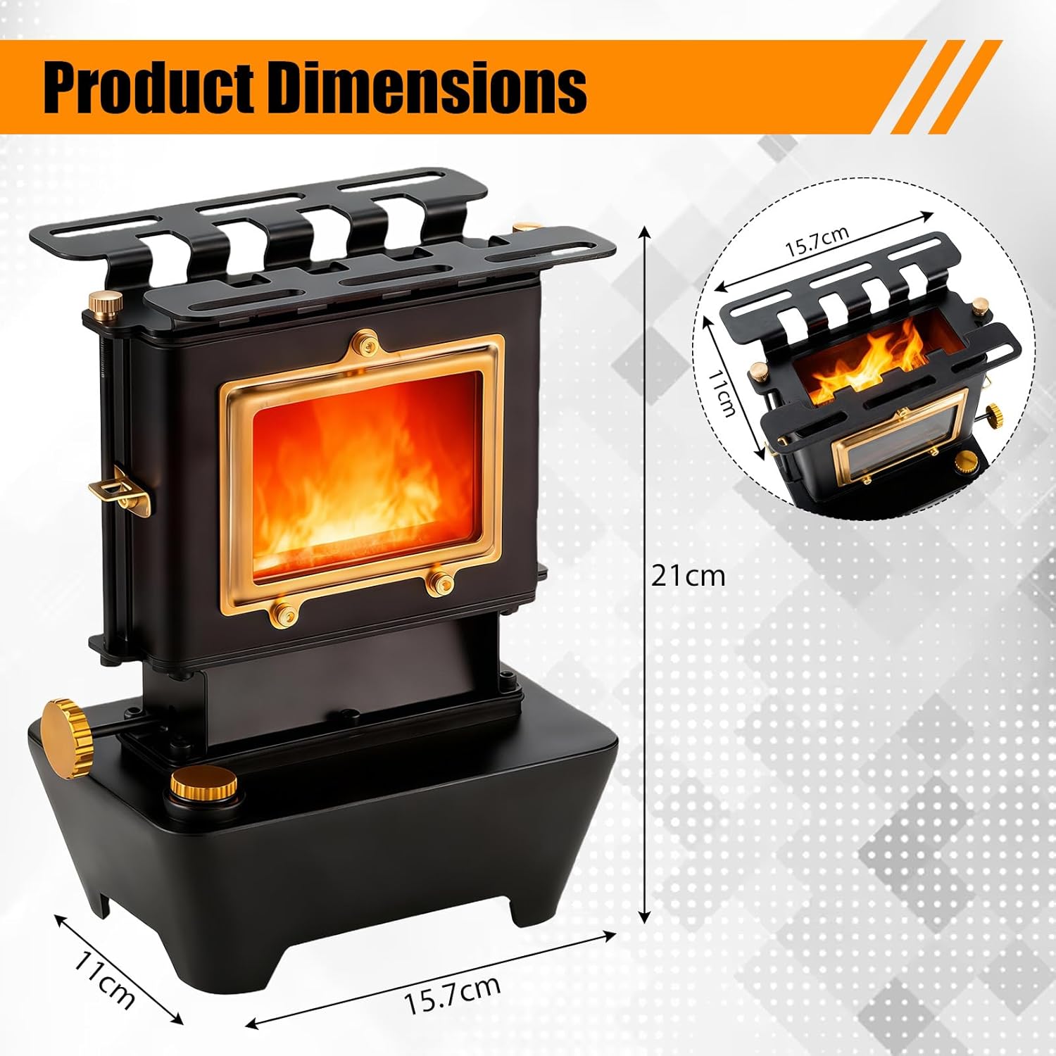 Lanterna Portatile a Petrolio 525ml - immagine 6