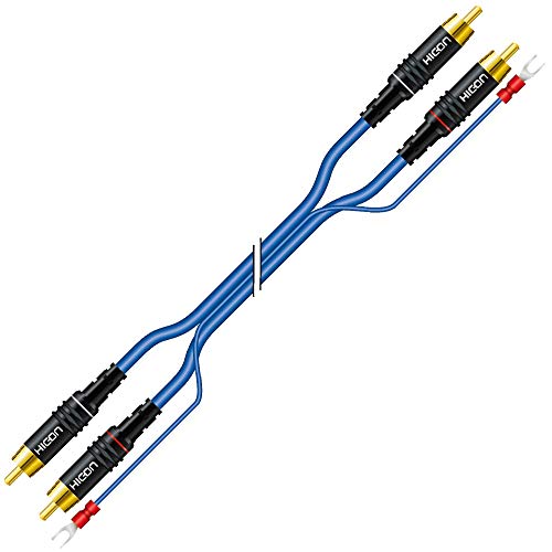 Estate Cable Sinus Control SS81-0100 - Cavo audio RCA NF/con cavo di massa, 1 m