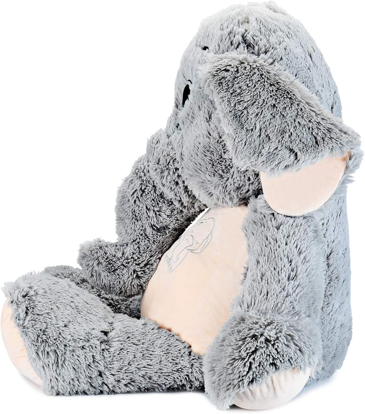 IKASA Elefante Gigante Animale di Peluche 100cm - immagine 6