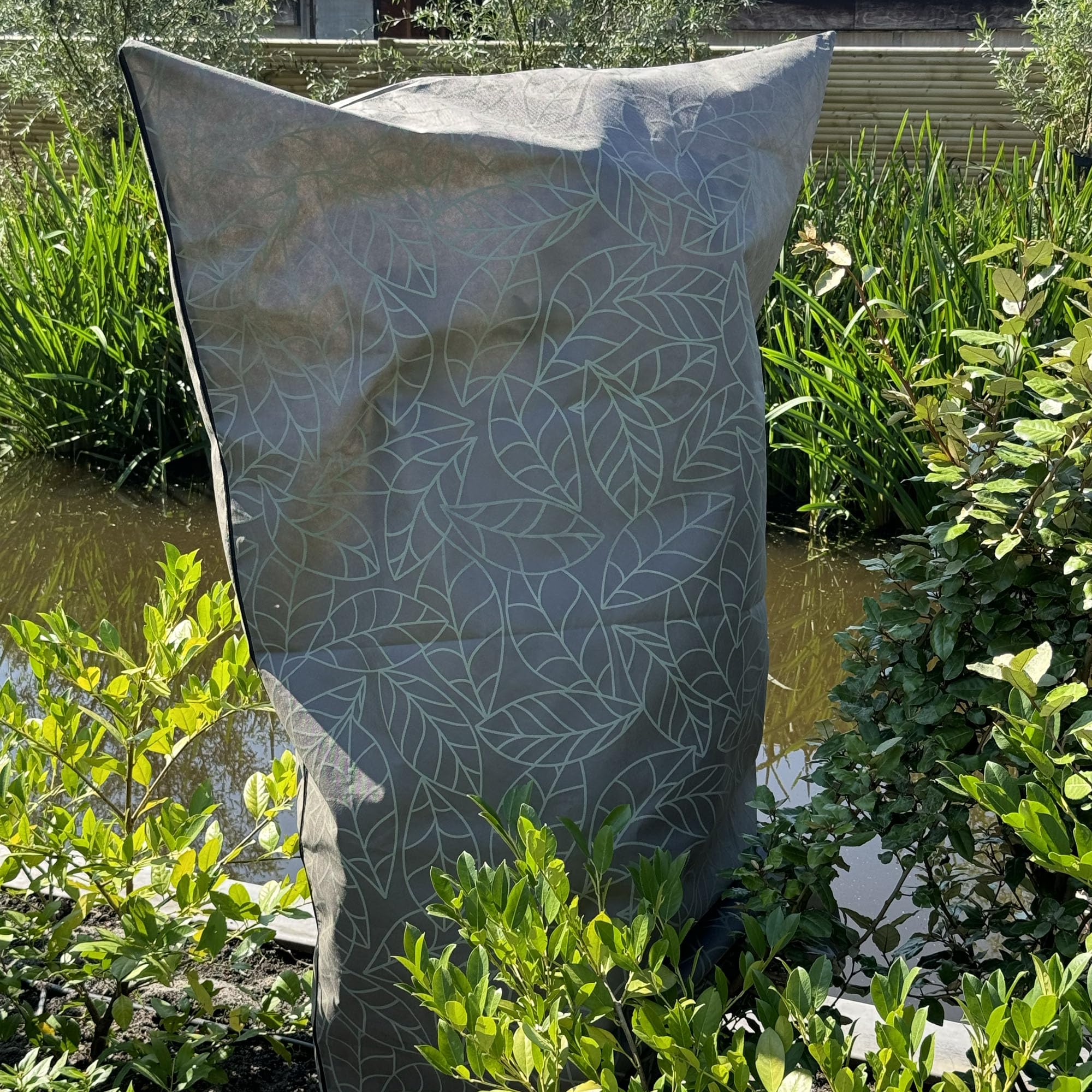 2 Cappucci Protezione Piante 120x180cm, Marrone