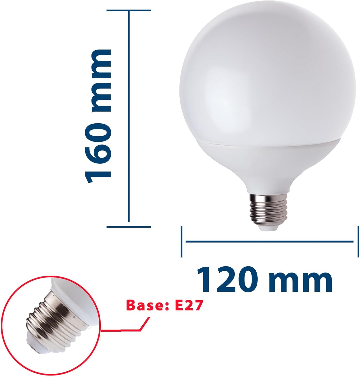 Velamp Lampadina LED Goccia E27 20W (150W equiv.) - immagine 3