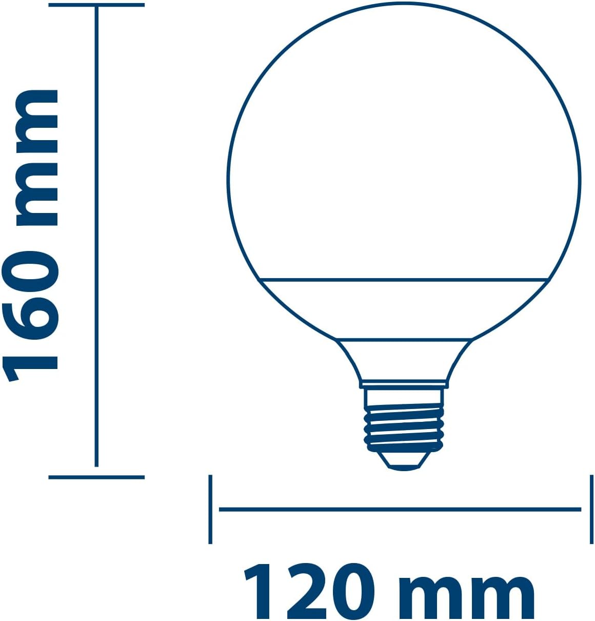 Velamp Lampadina LED Goccia E27 20W (150W equiv.) - immagine 5