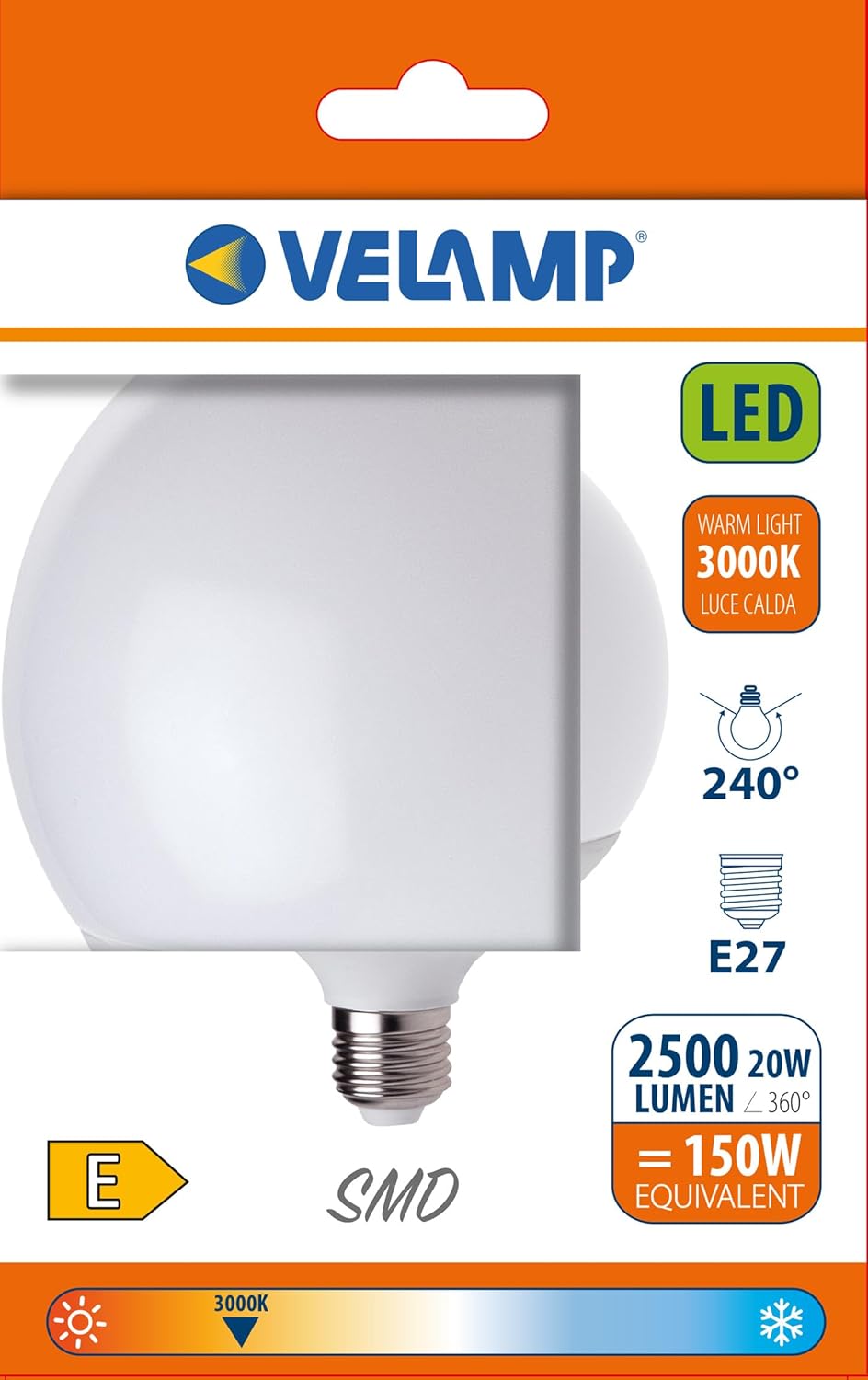 Velamp Lampadina LED Goccia E27 20W (150W equiv.) - immagine 6