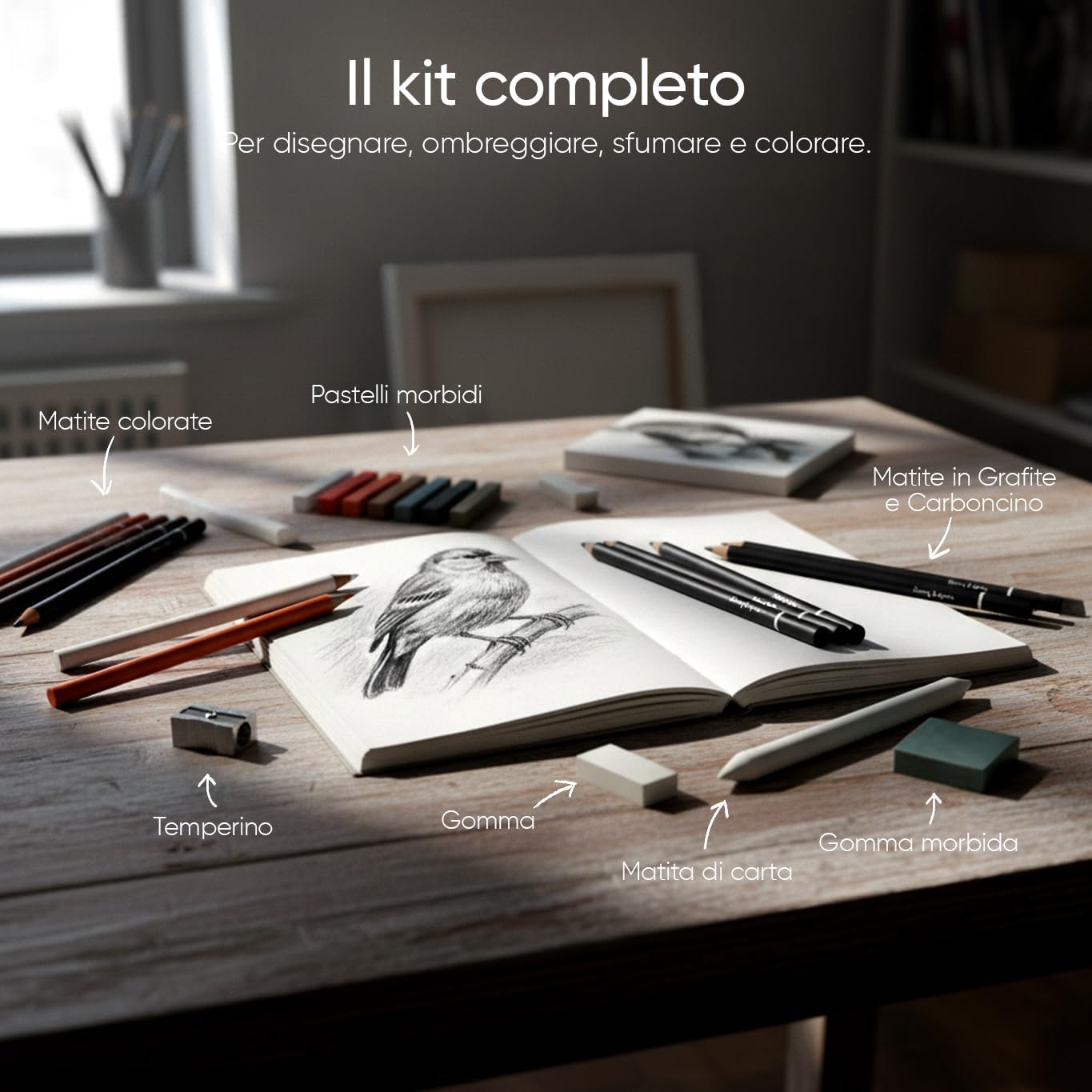 String & Space Set Disegno Professionale 32 Pezzi - immagine 3