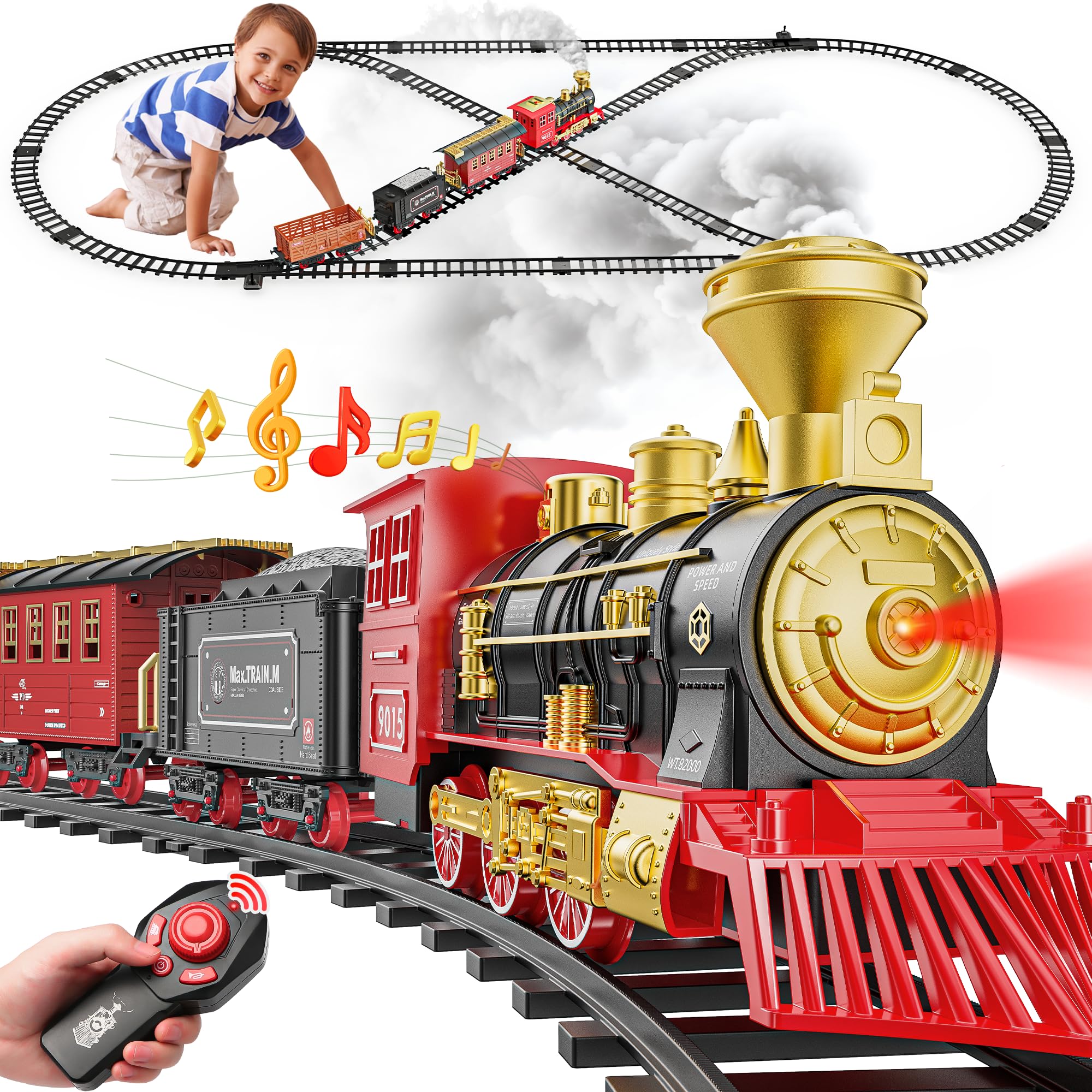 Hot Bee Trenino Elettrico Telecomandato per Albero