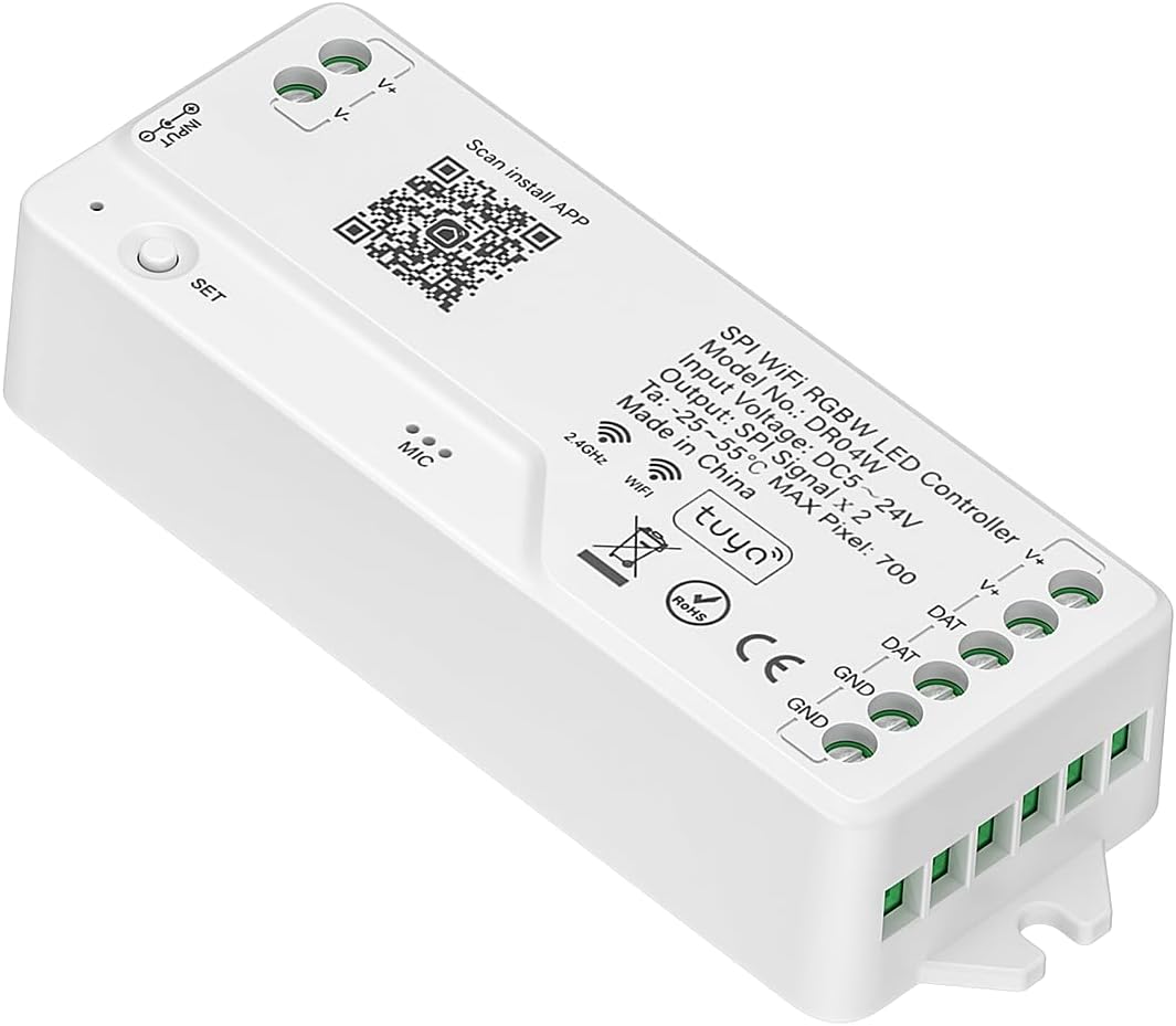 Btf-lighting DR04W - Controllore LED WiFi SPI RGBW - immagine 1
