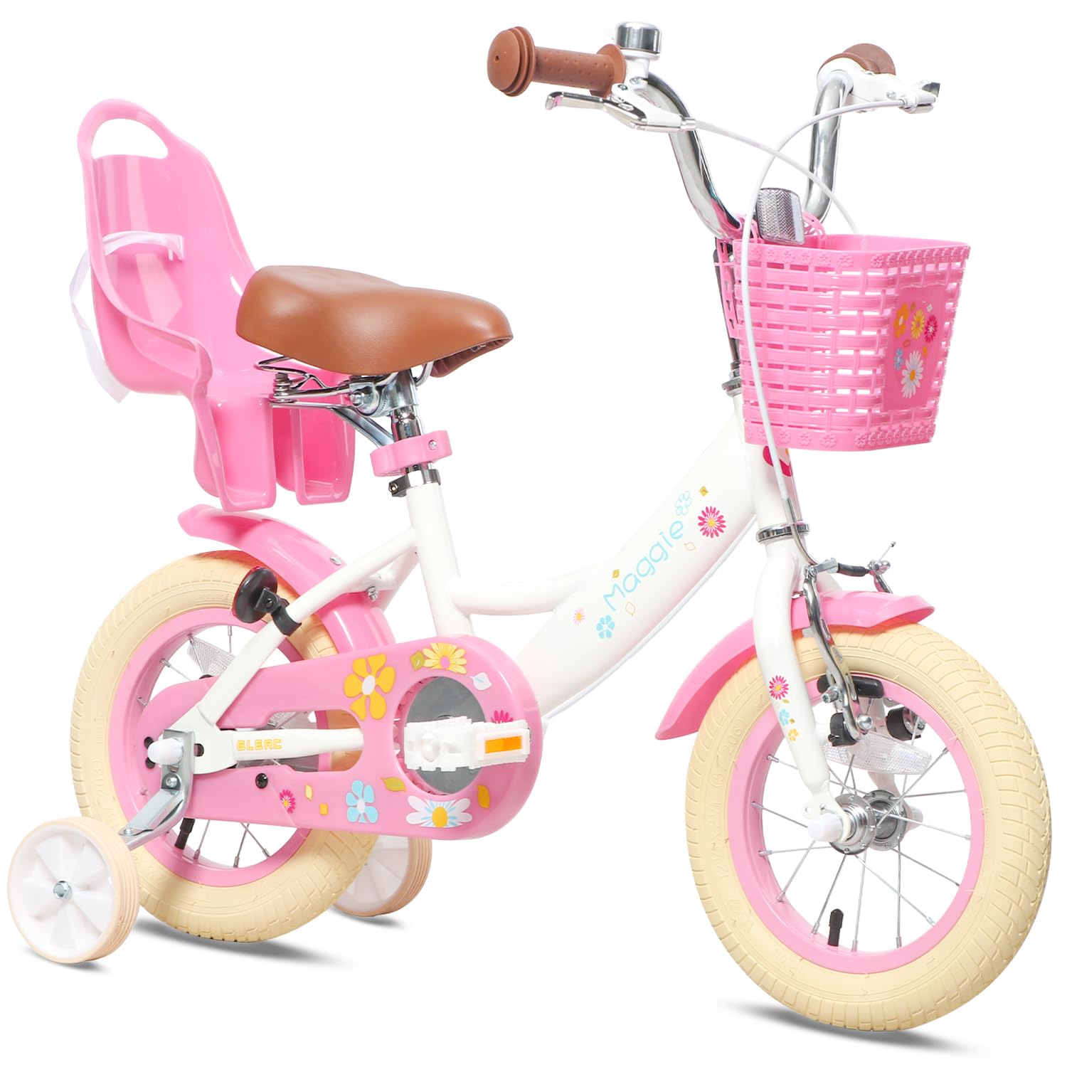 Glerc Bicicletta per Bambine 40,6 cm con Cestino
