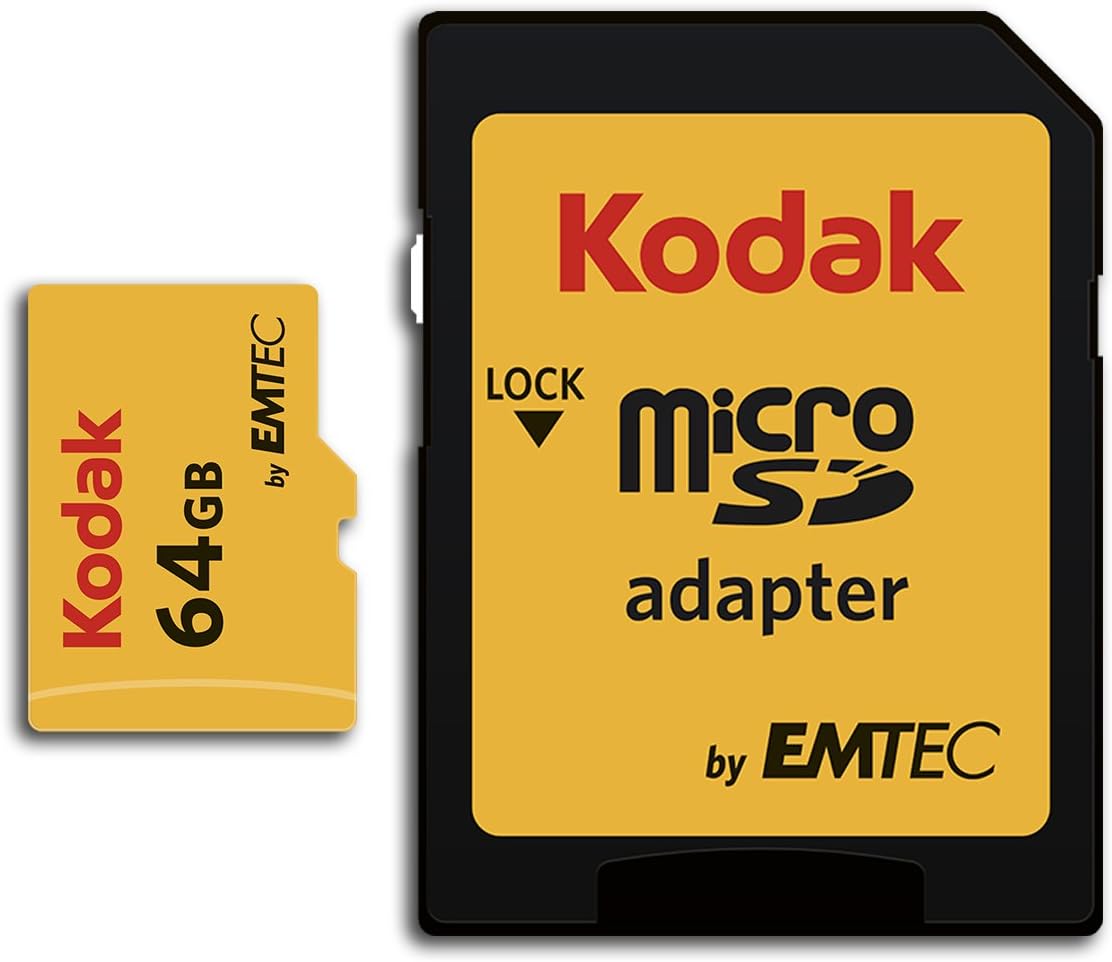 Kodak 1554128 Micro SD, 64GB - immagine 1