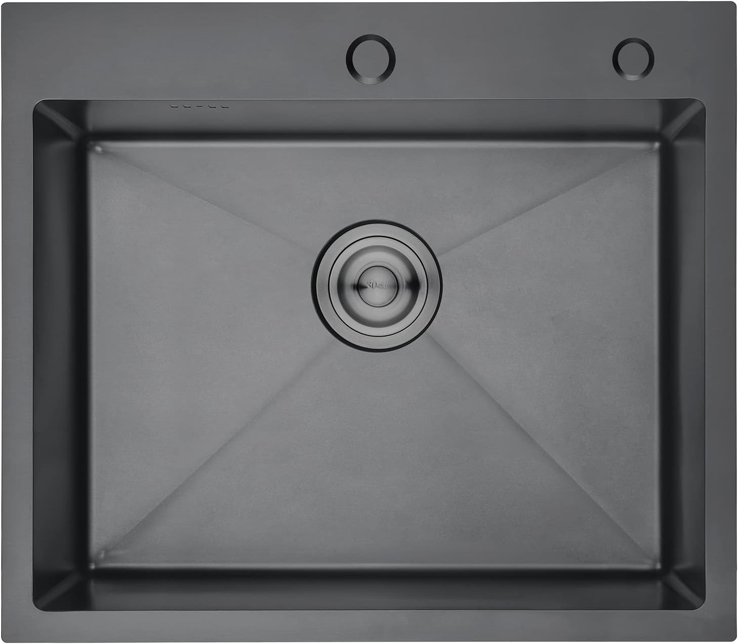 Ibergrif M85545B - Lavello Cucina 1 Vasca, Nero - immagine 1