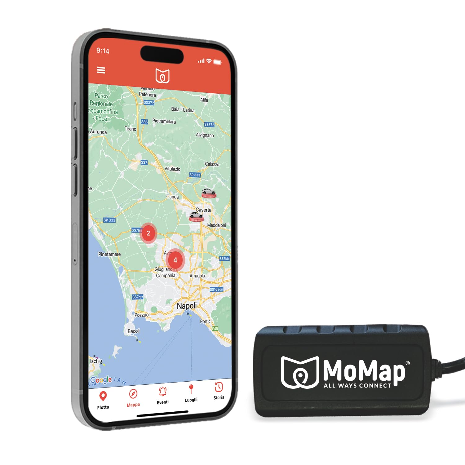 Momap Start 4G – GPS Tracker per Auto e Moto