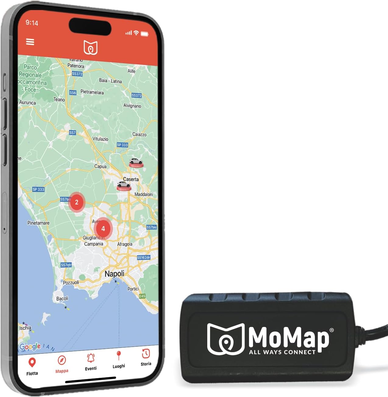 Momap Start 4G – GPS Tracker per Auto e Moto - immagine 1