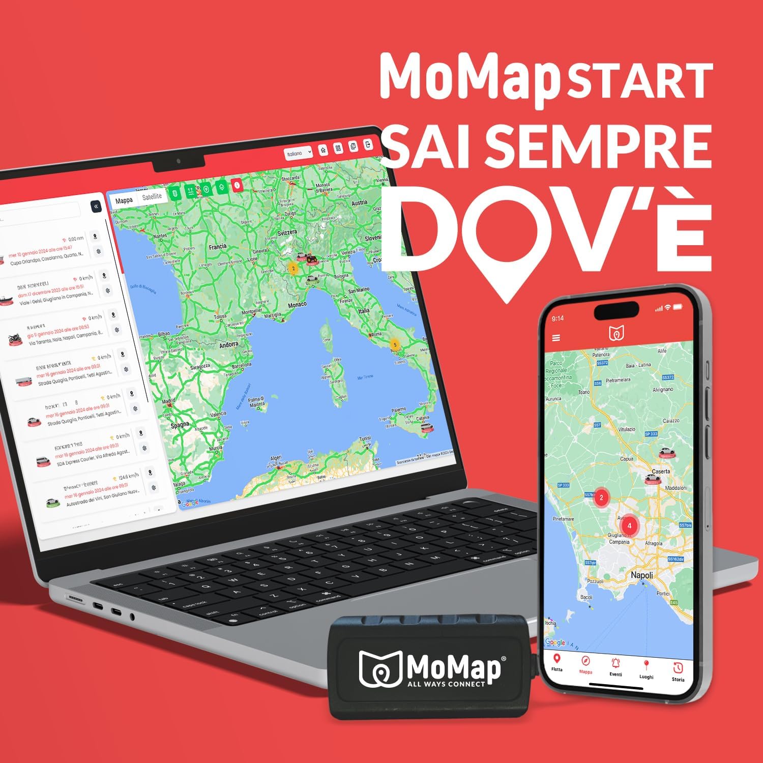 Momap Start 4G – GPS Tracker per Auto e Moto - immagine 5
