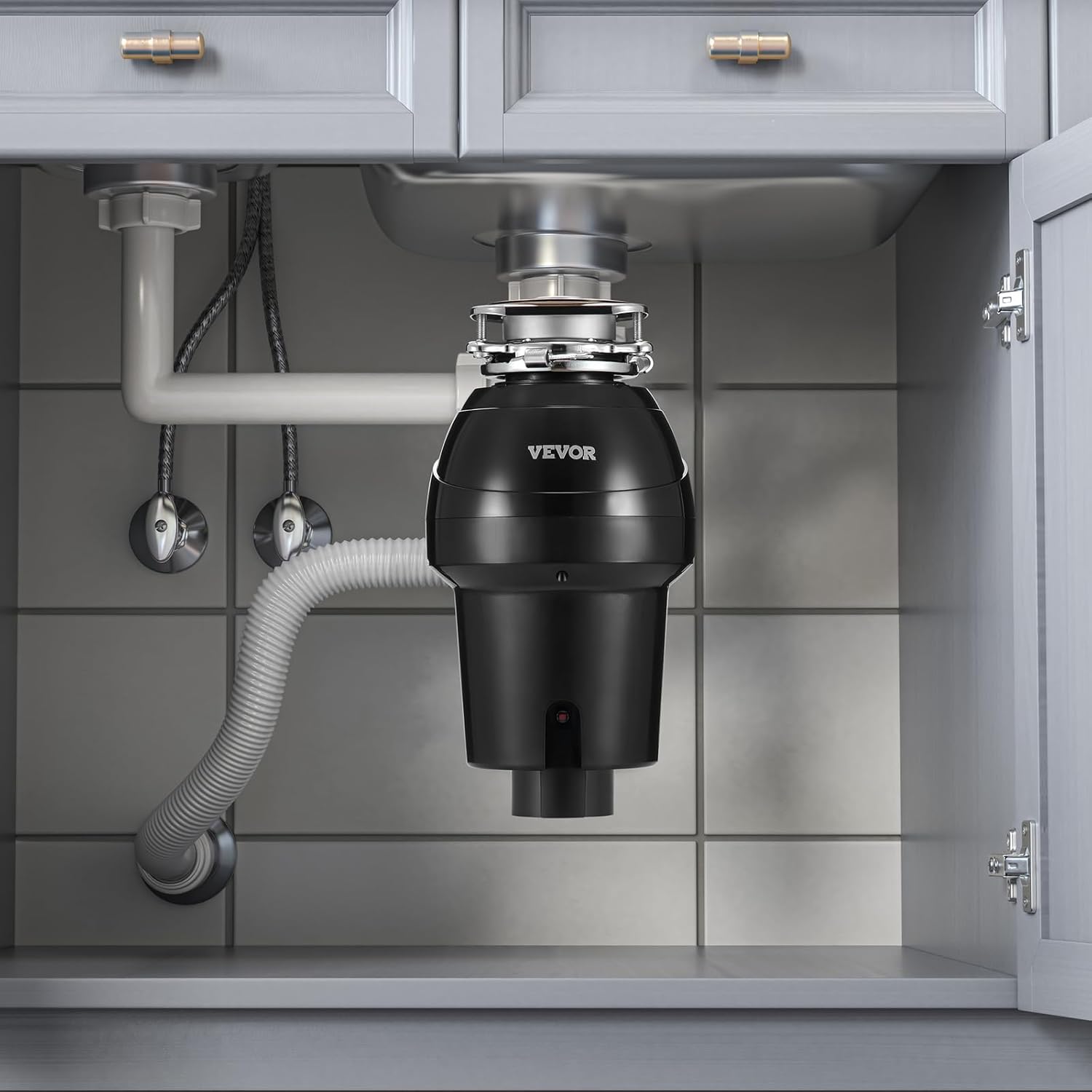 VEVOR Tritarifiuti per Lavello Cucina 0,93 kW - immagine 8