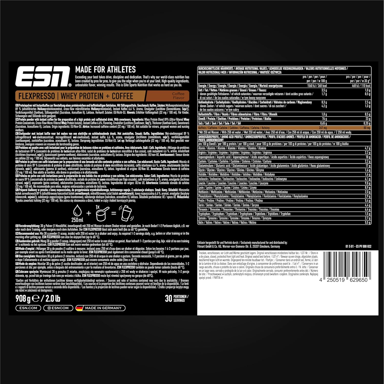Esn Flexpresso Protein Coffee 908g - immagine 4