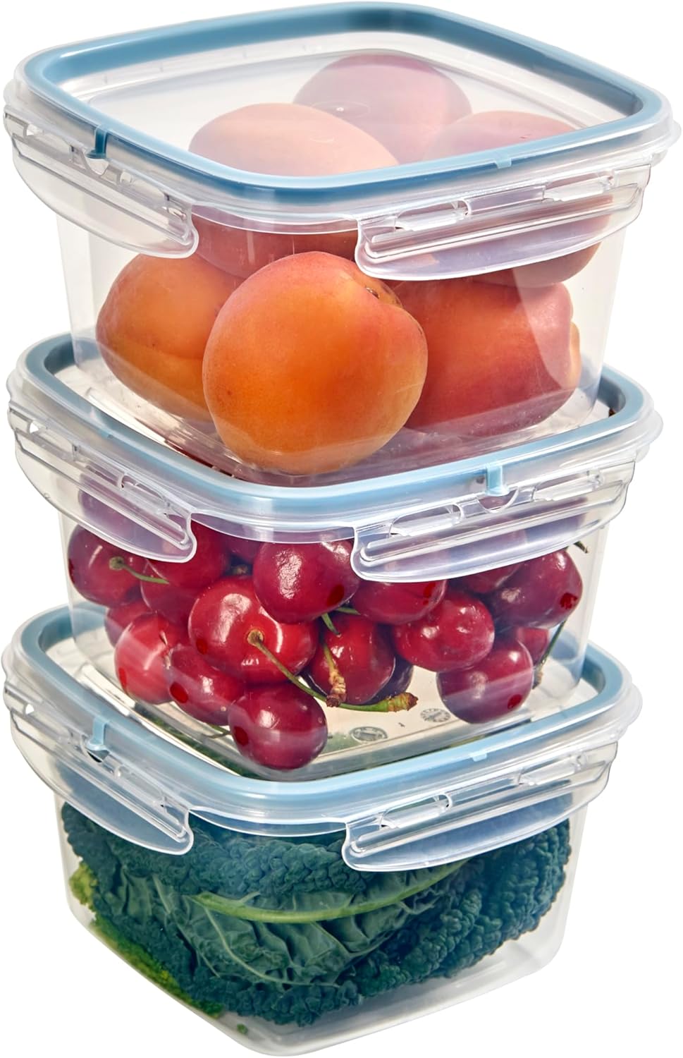 Snips Set 3 Contenitori Alimenti 1L Trasparenti - immagine 1