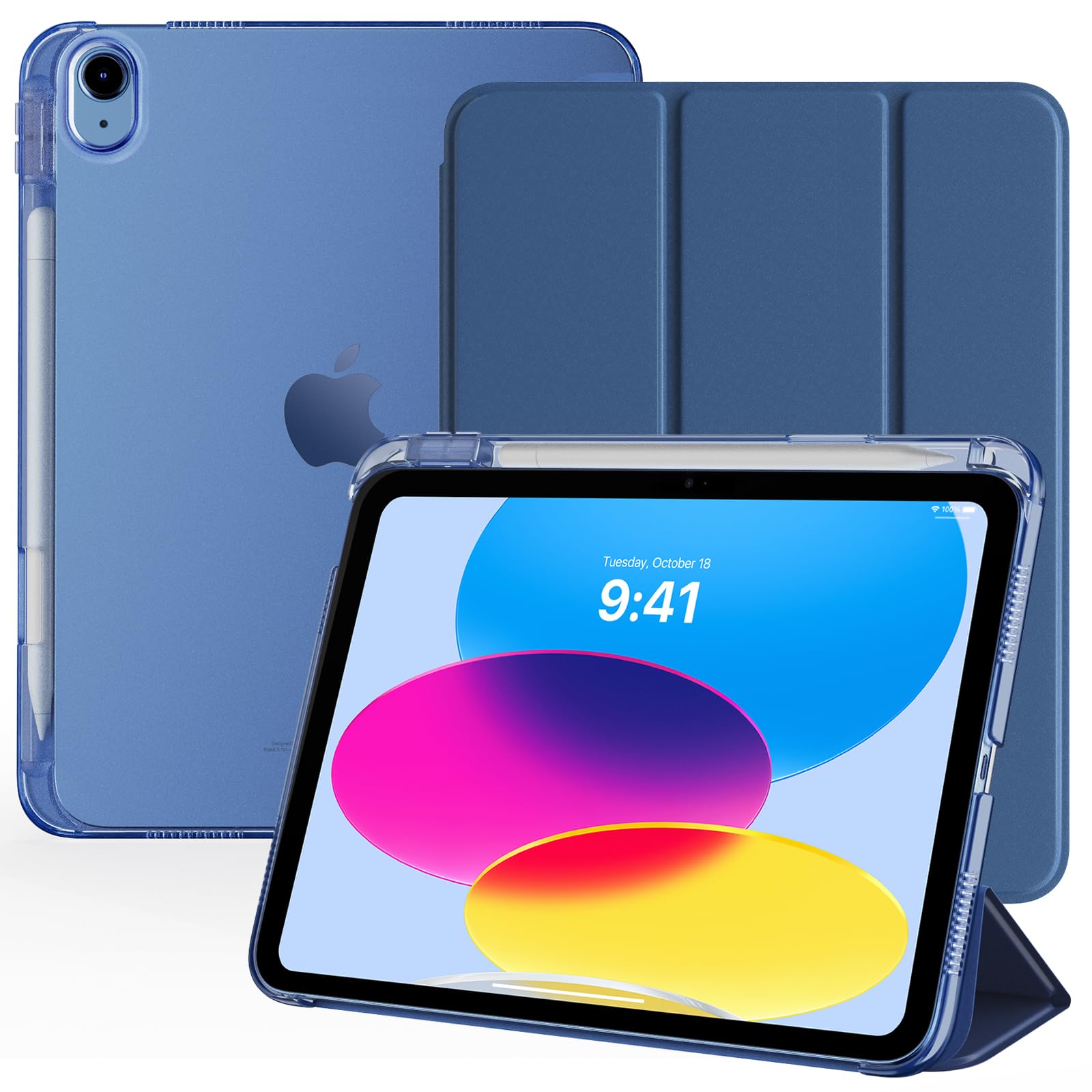 Timovo Cover per iPad 11" 2025 / 10.9" 2022 con Portapenne