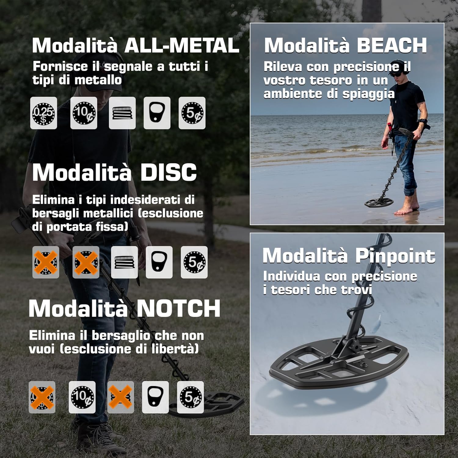 Dr.ötek Metal Detector Professionale con Bilanciamento - immagine 5