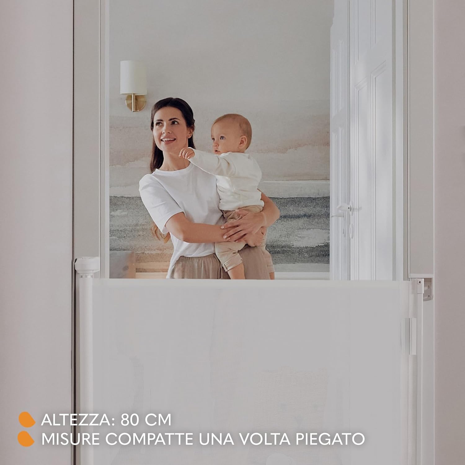 Lionelo THEA Cancelletto di Sicurezza Retraibile 140 cm - immagine 4