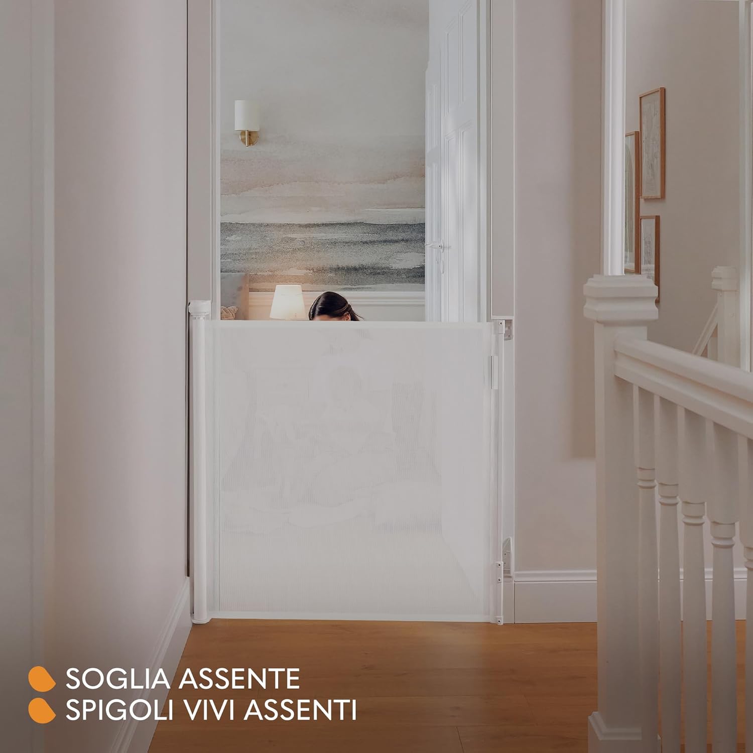 Lionelo THEA Cancelletto di Sicurezza Retraibile 140 cm - immagine 6