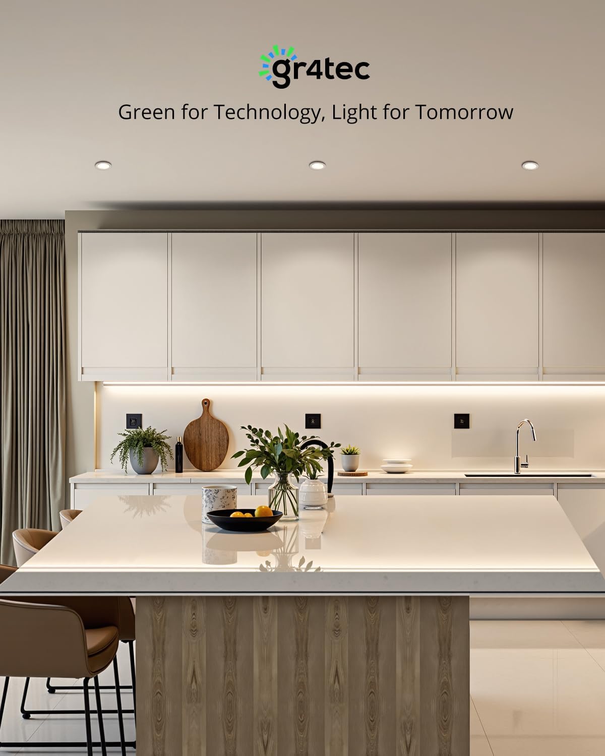 Gr4tec Faretti da Incasso LED 6W 400LM IP65, Set 20 - immagine 8