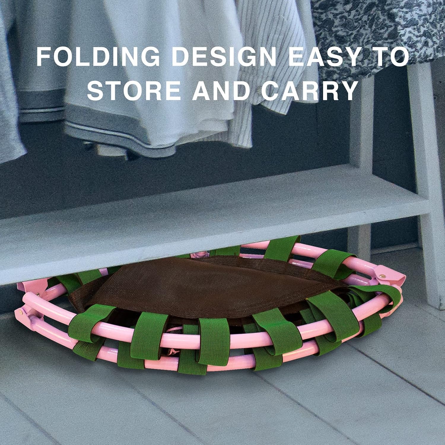 Trampolino per Bambini 38'' con Maniglia Regolabile - immagine 3