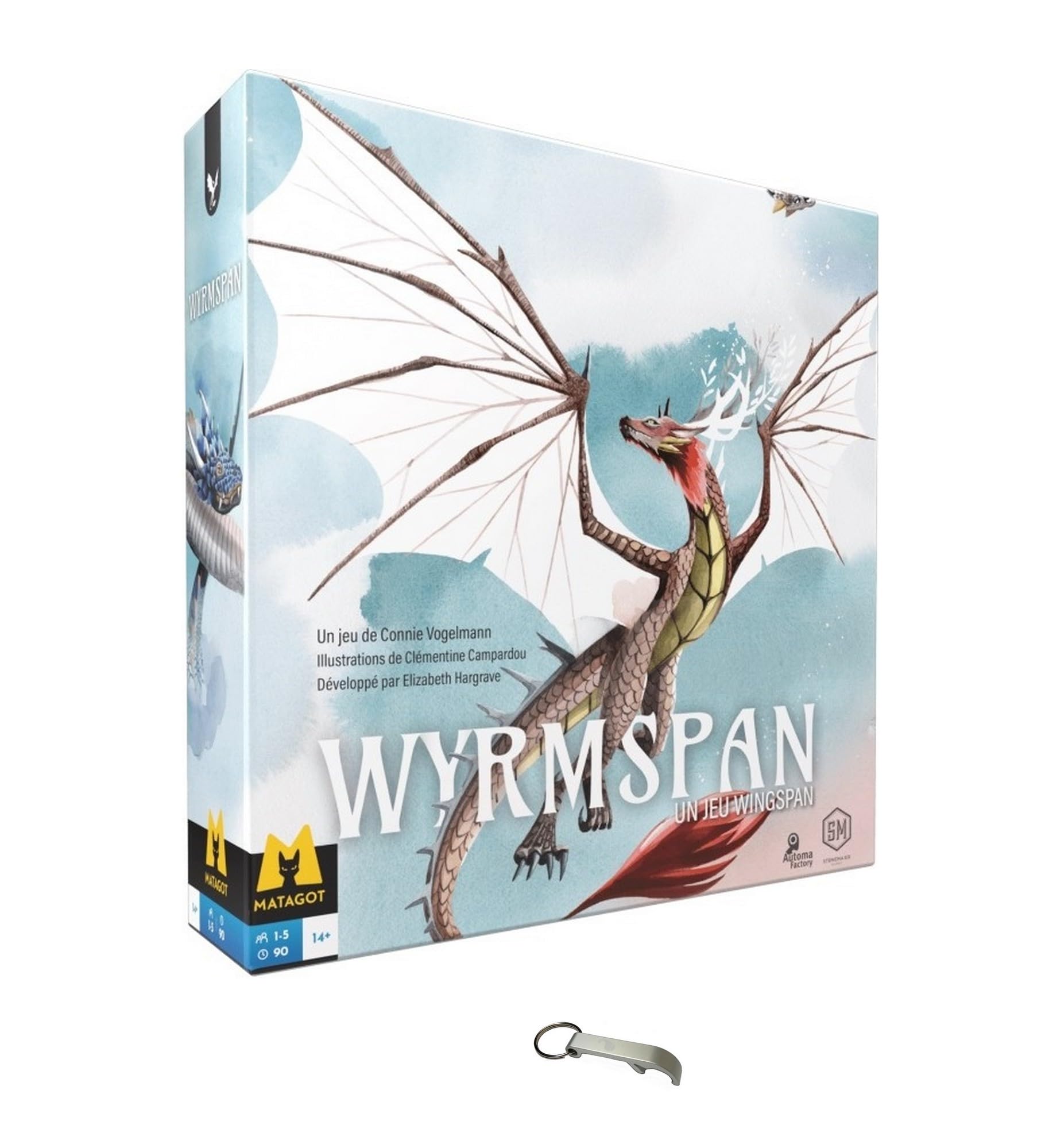 Wyrmspan - Set base con versione francese + 1 Decap Blumie