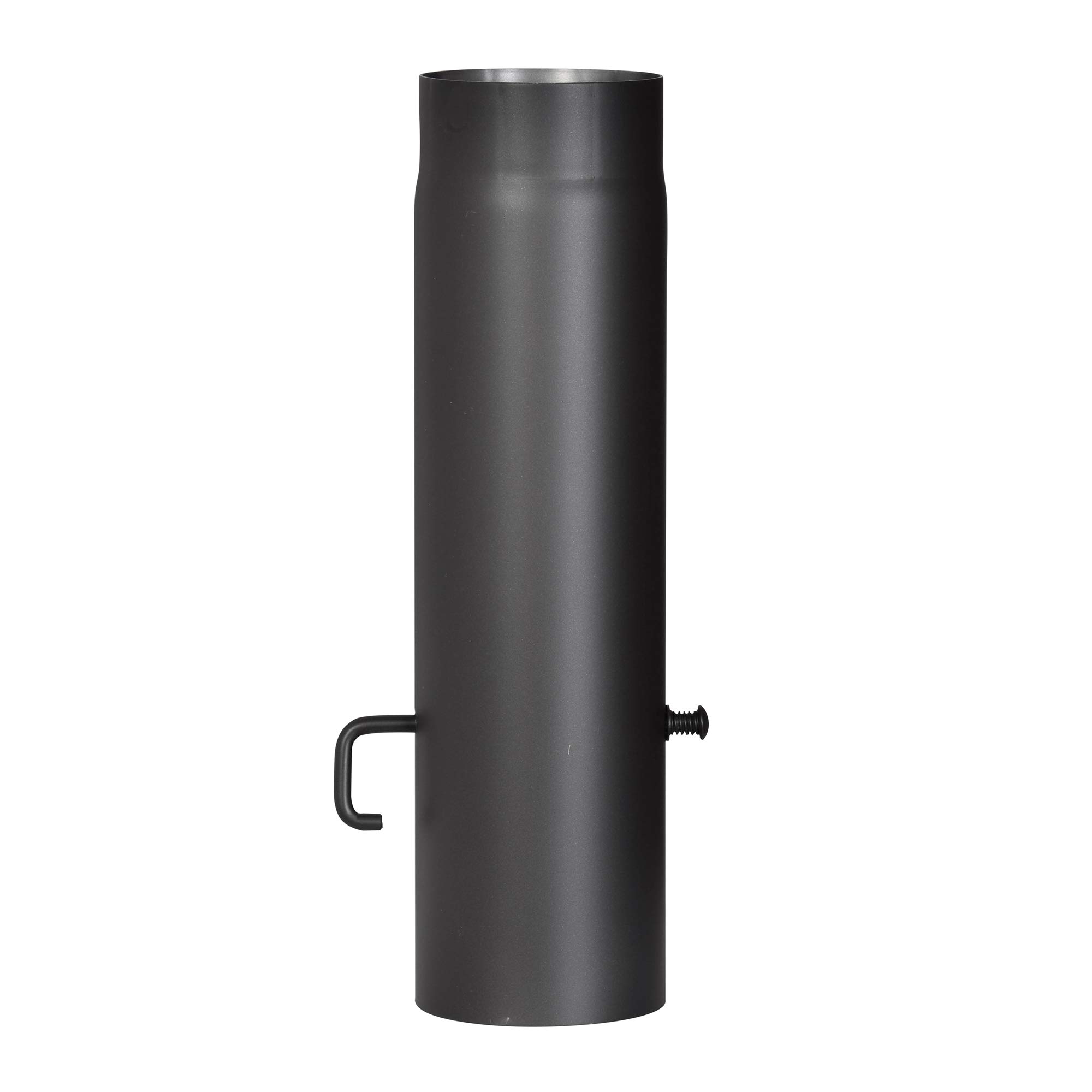 FIREFIX Tubo per Stufa R130/5D in Acciaio 2mm, Nero