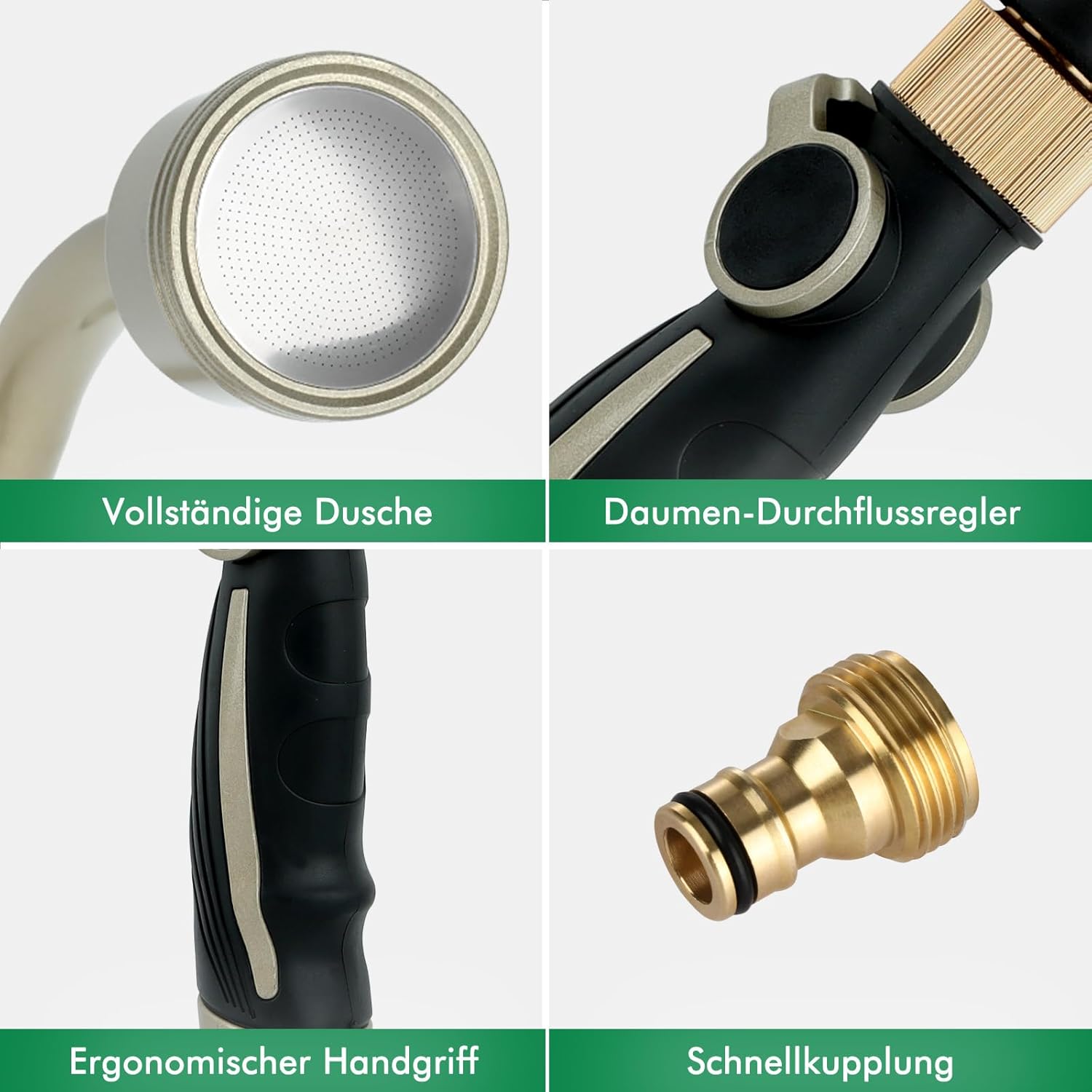 Restmo Lancia Irrigazione Giardino 61cm, Nera - immagine 4