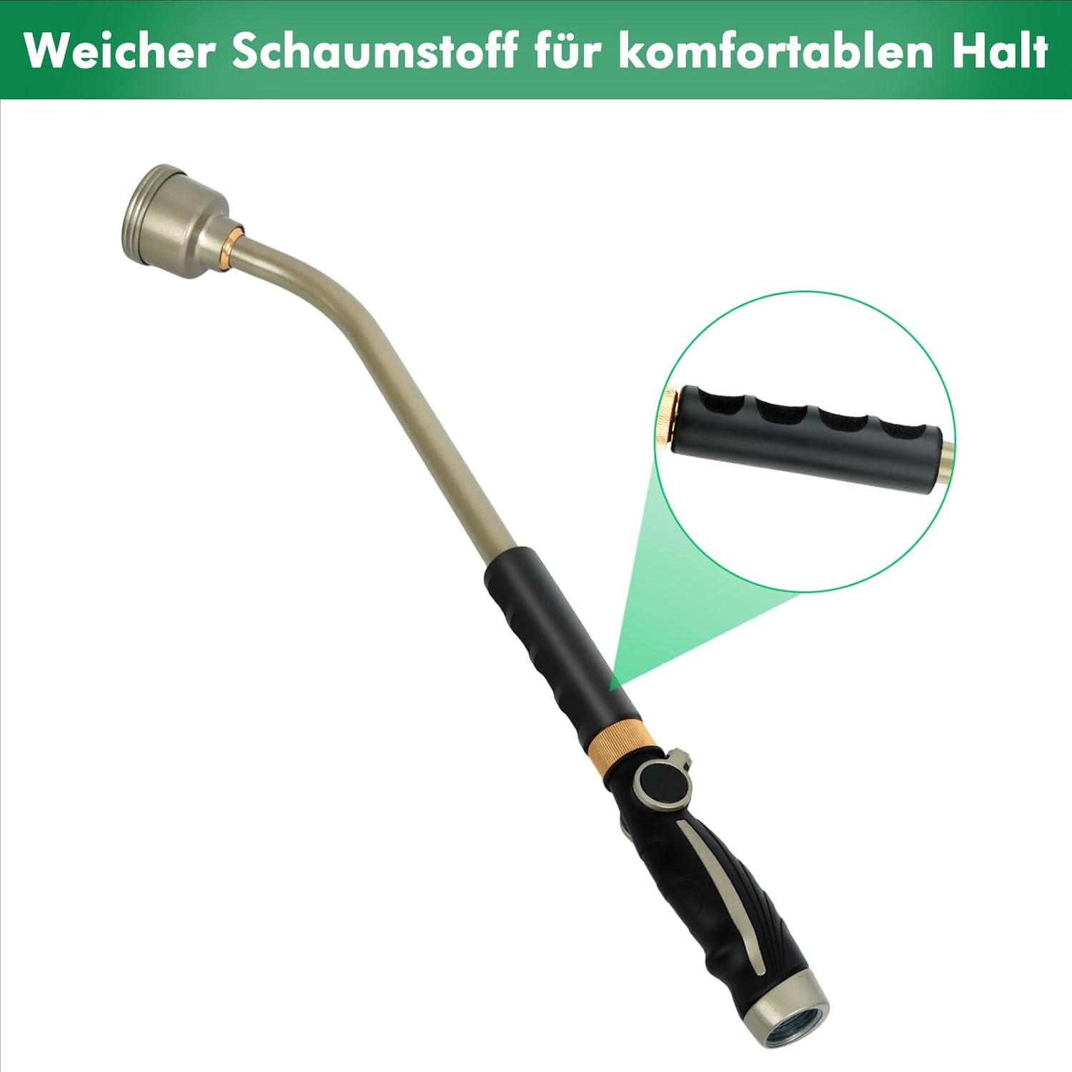 Restmo Lancia Irrigazione Giardino 61cm, Nera - immagine 5