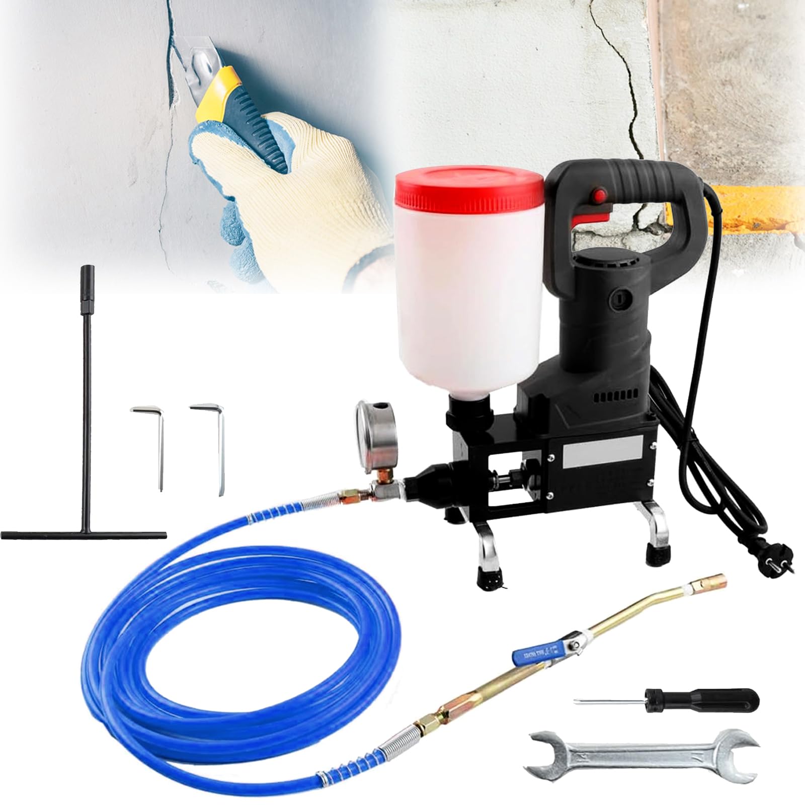 Macchina Iniezione Ad Alta Pressione 1100W 2L