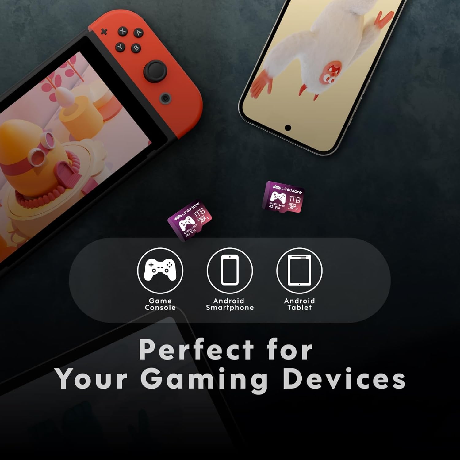 Linkmore Scheda Micro SDXC da Gioco 1 TB (XV23 PRO) - immagine 4