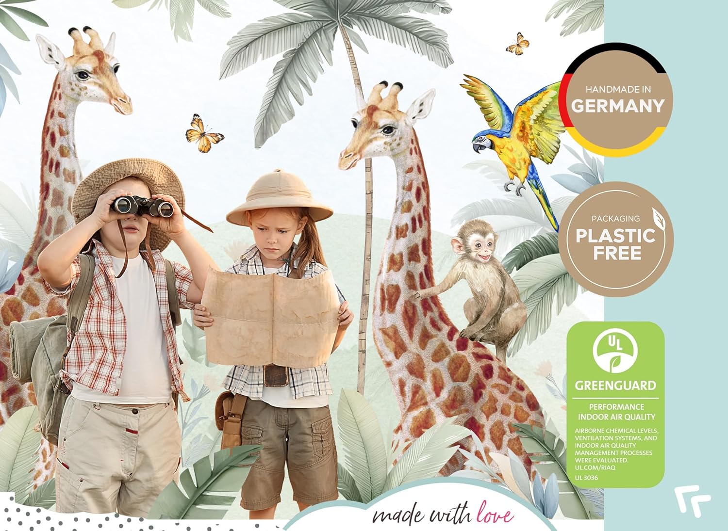 Little Deco DL832-4 - Adesivo da Parete Orsacchiotto sulla Nuvola - immagine 5