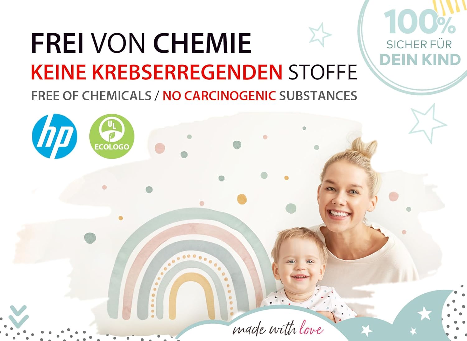 Little Deco DL832-4 - Adesivo da Parete Orsacchiotto sulla Nuvola - immagine 6