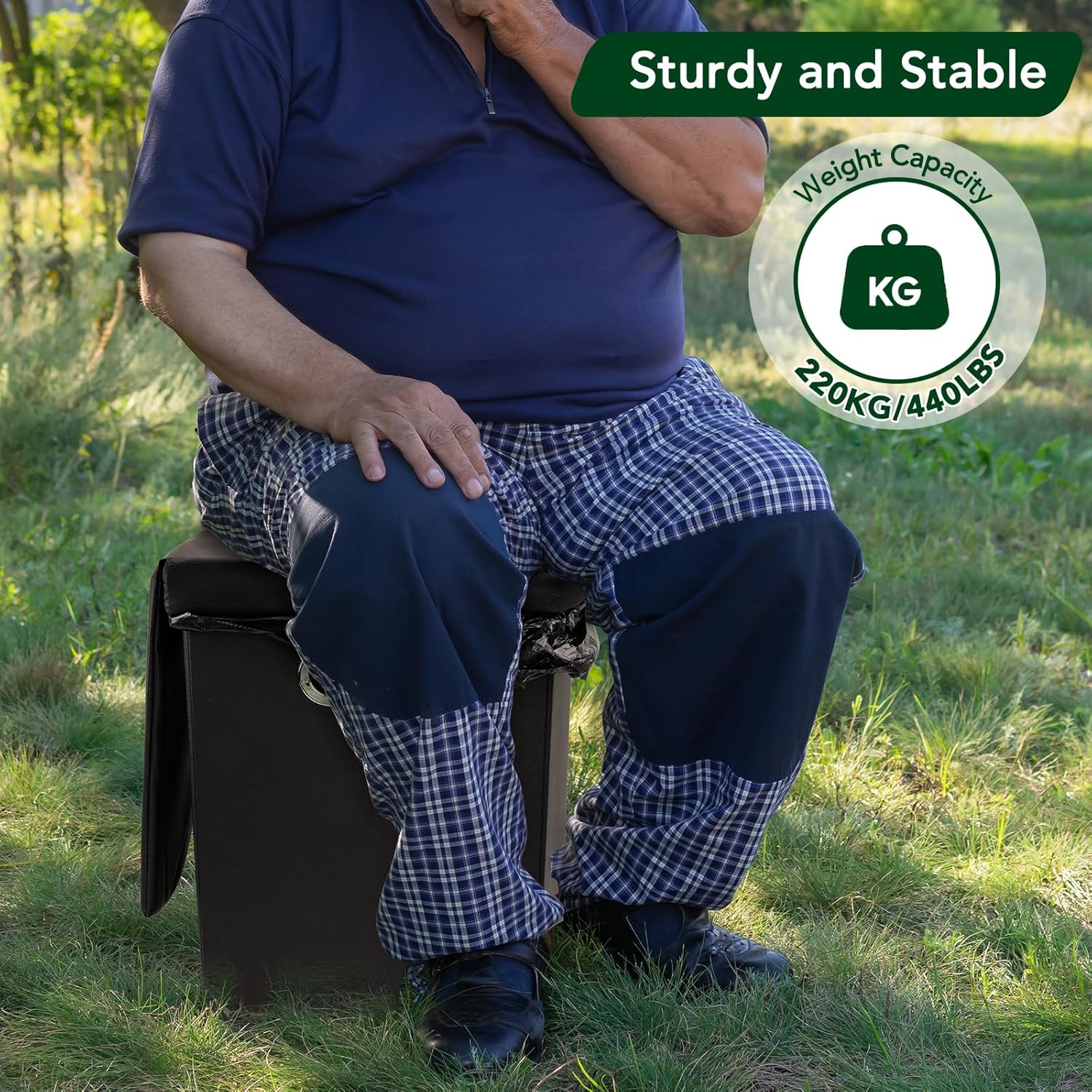 E EASTSTORM WC Portatile Pieghevole per Adulti - immagine 5