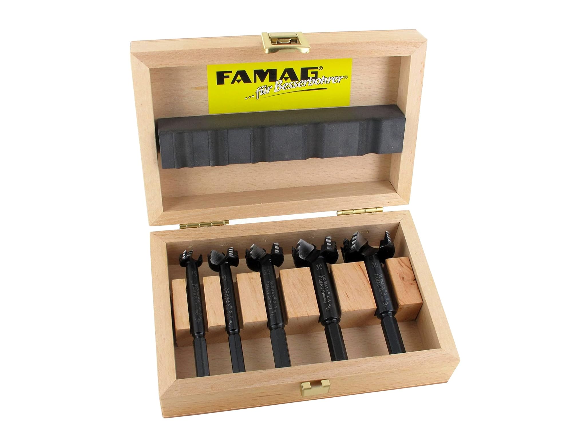 Famag Set Punte Forstner Bormax 15-35mm, 5 pz.