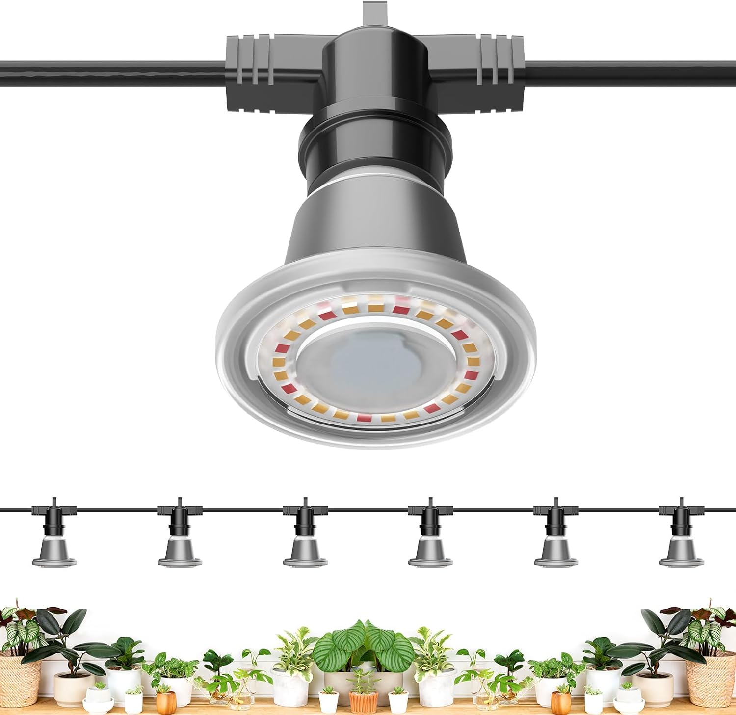 Sansi Lampada LED per Piante a Spettro Completo E27 - immagine 1